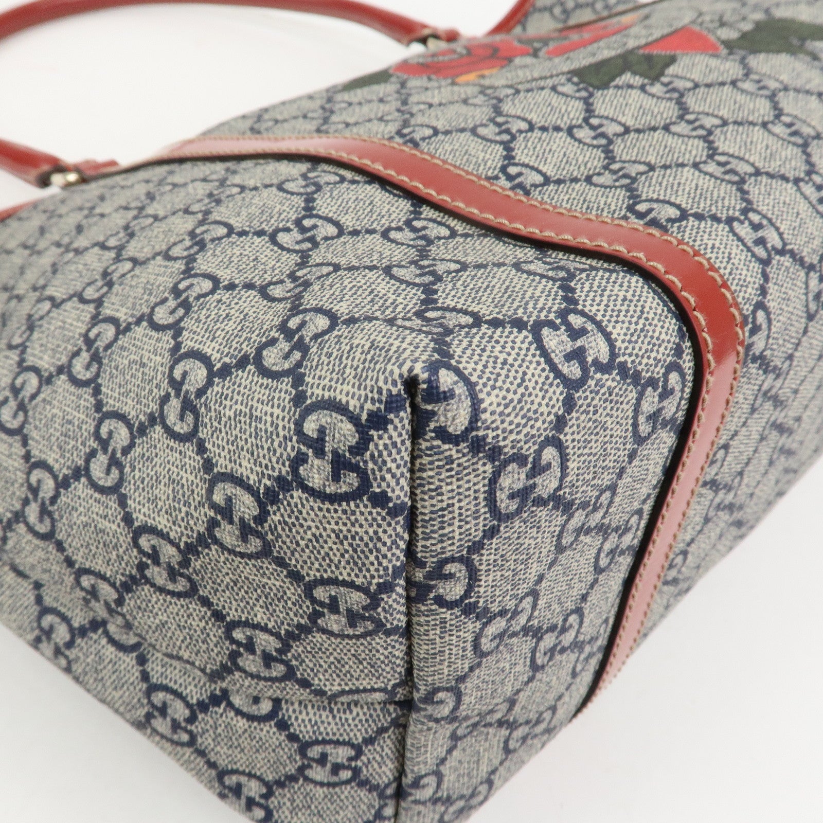 GUCCI JOY Collection GG Supreme PVC Patent Leather Tote Bag 197953