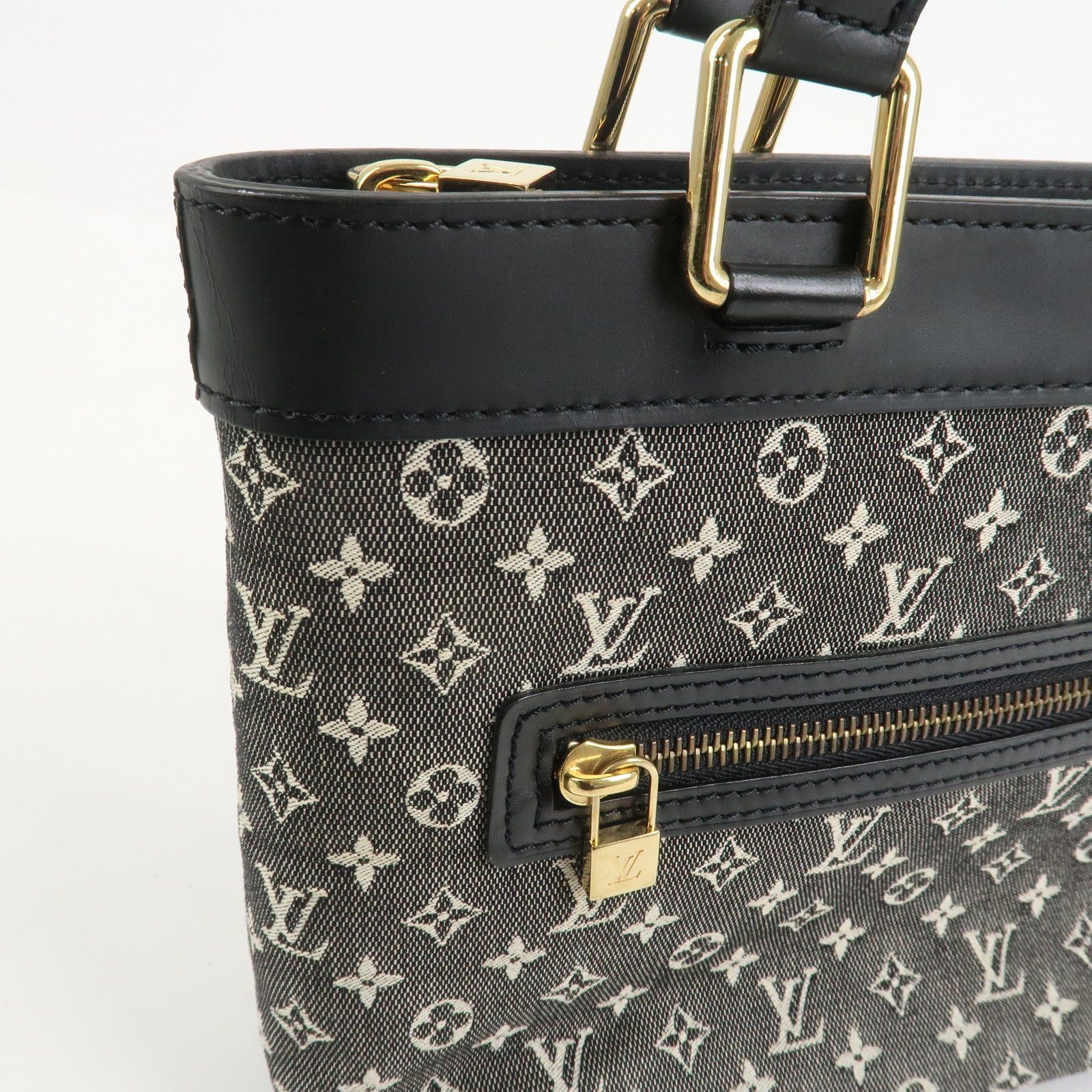 Louis Vuitton Monogram Mini Lucille PM Hand Bag Noir M92684