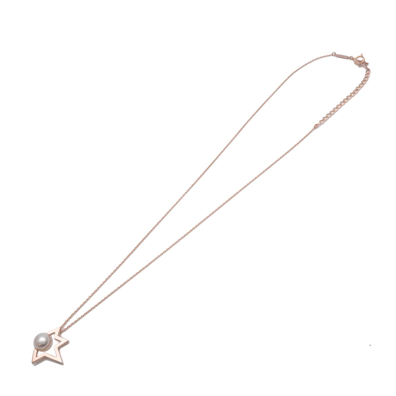 TASAKI Comet Plus Pearl 750PG Necklace Rose Gold