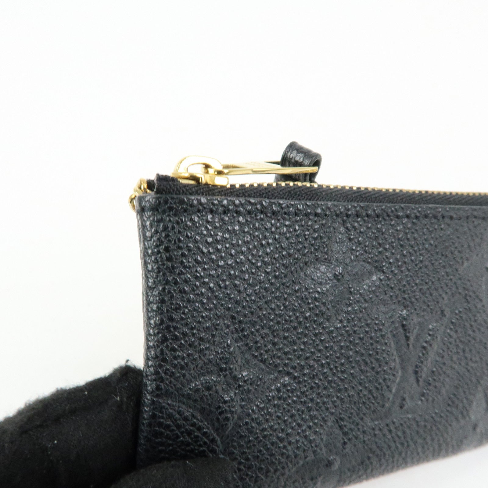 Louis Vuitton Monogram Empreinte Pochette Cles Key Case Noir M80879