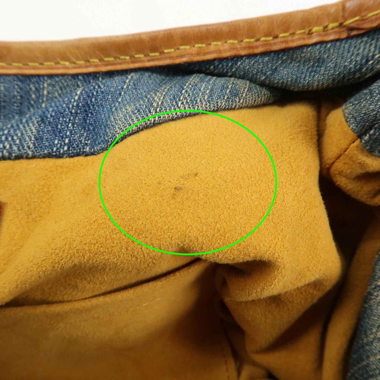 Louis Vuitton Monogram Denim Pleaty Hand Bag Blue M95020