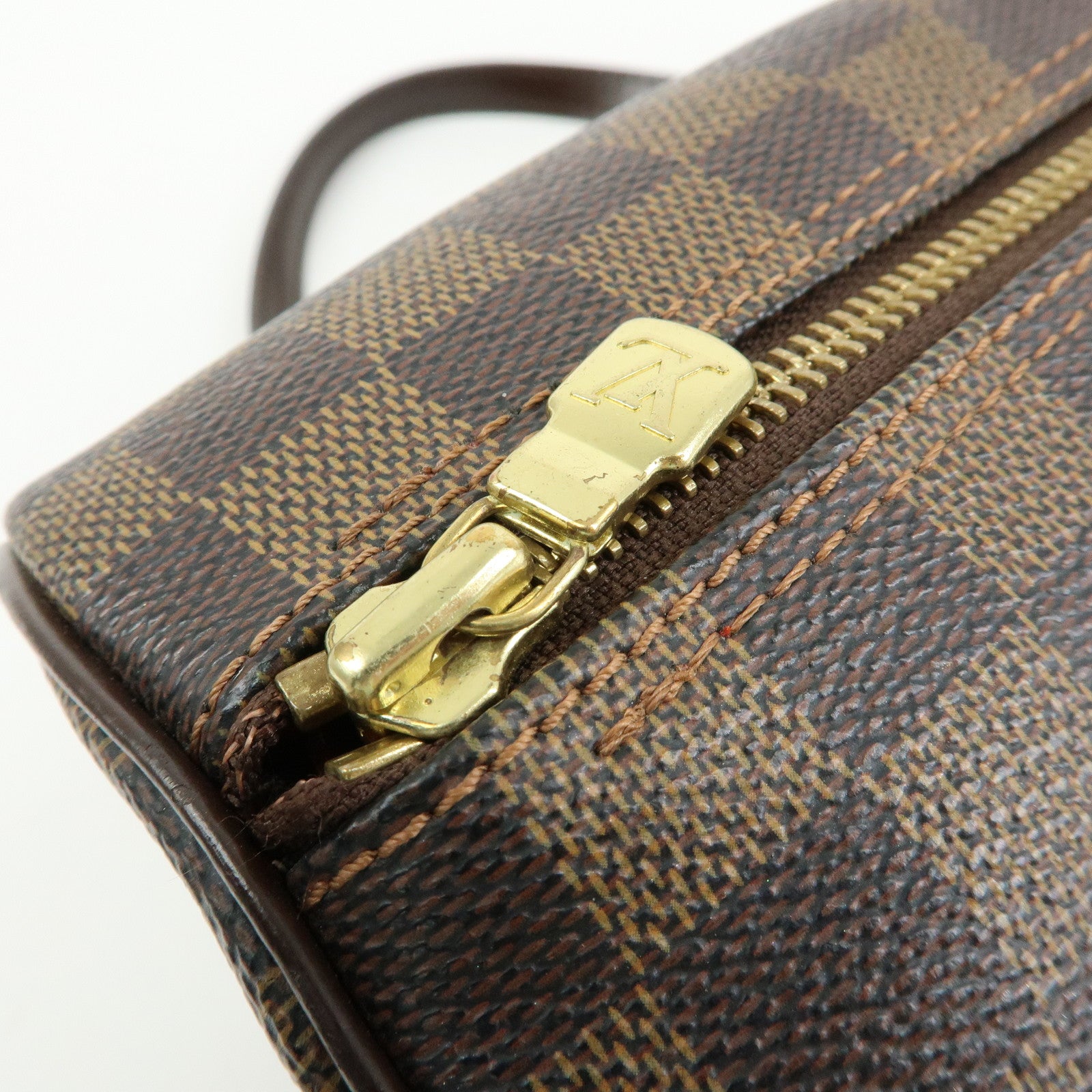 Louis Vuitton Damier Ebene Papillon 26 Hand Bag Brown N51304