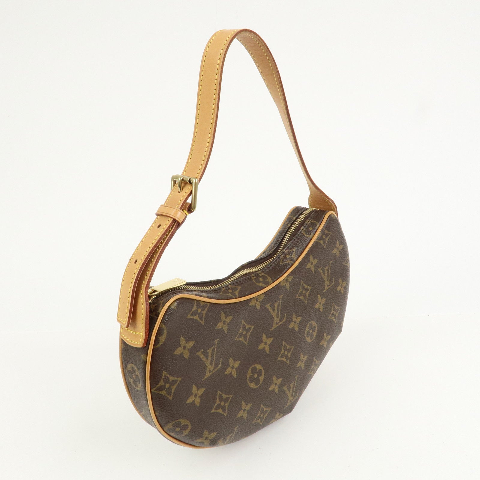 Louis Vuitton Monogram Pochette Croissant Shoulder Hand Bag M51510