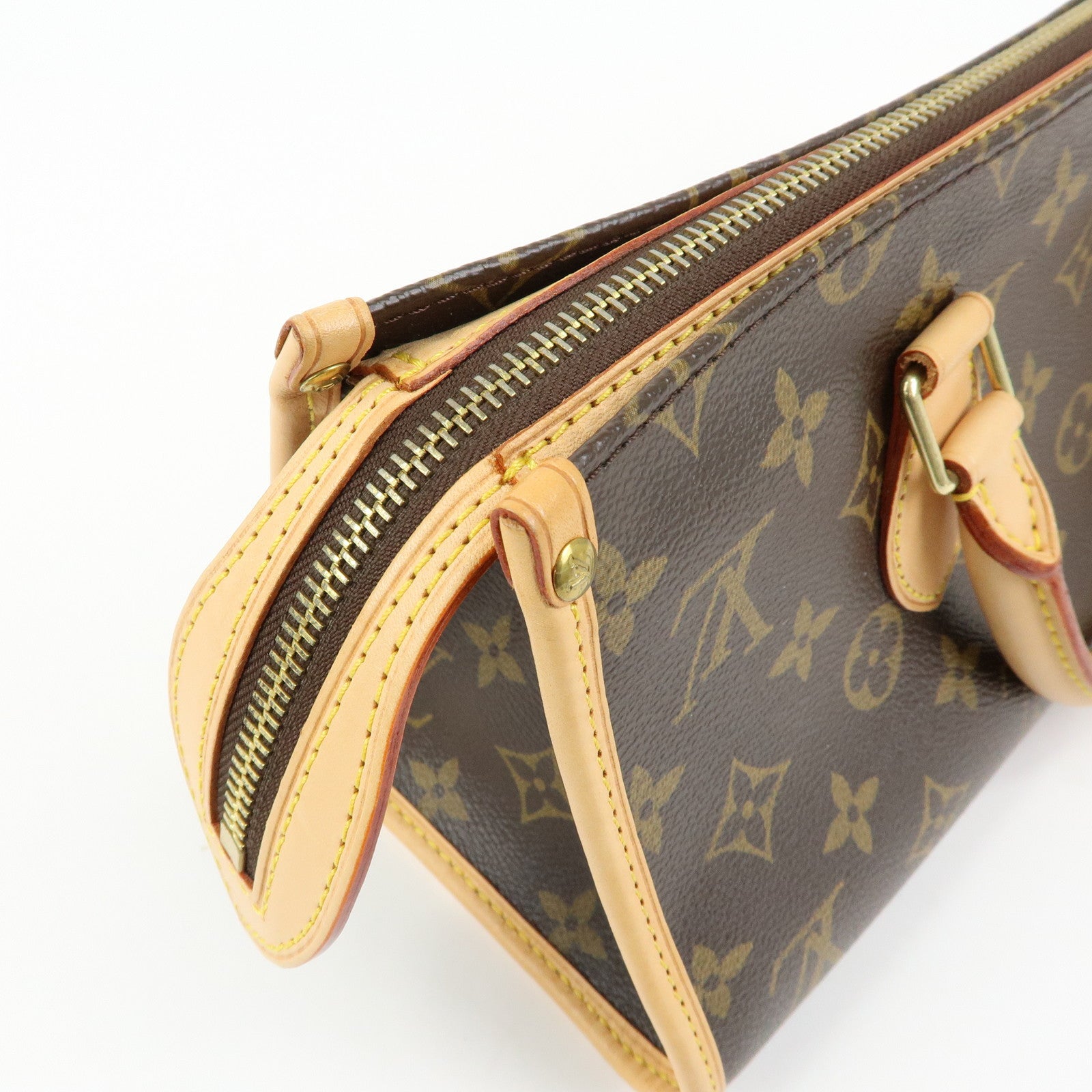 Louis Vuitton Monogram Popincourt Hand Bag Brown M40009