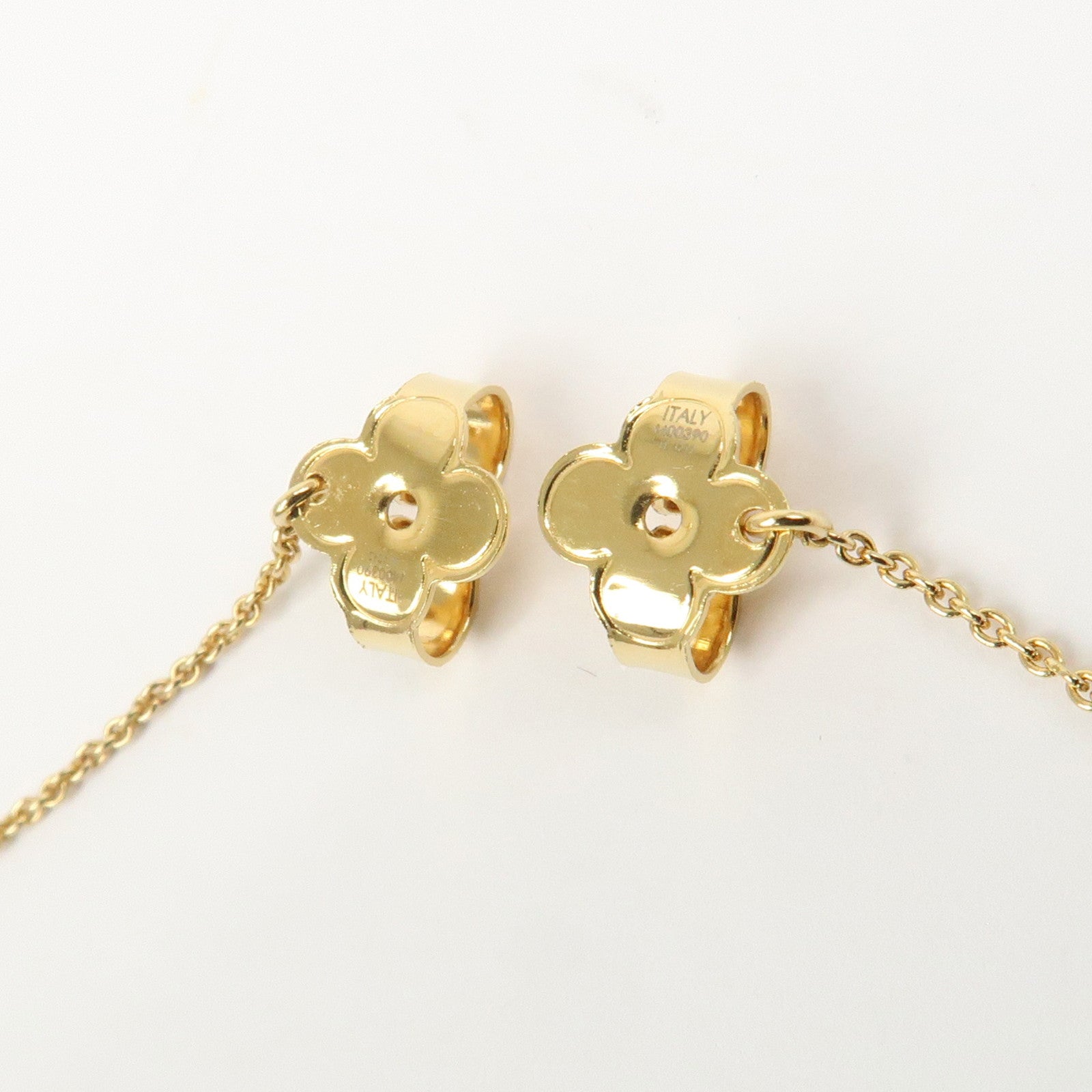Louis Vuitton Puce d’Oreille Petit Louis Metal Earring Gold M00390