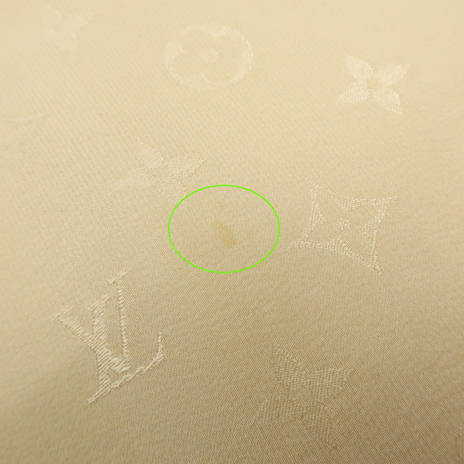 Louis Vuitton Monogram Silk 100% Scarf Beige