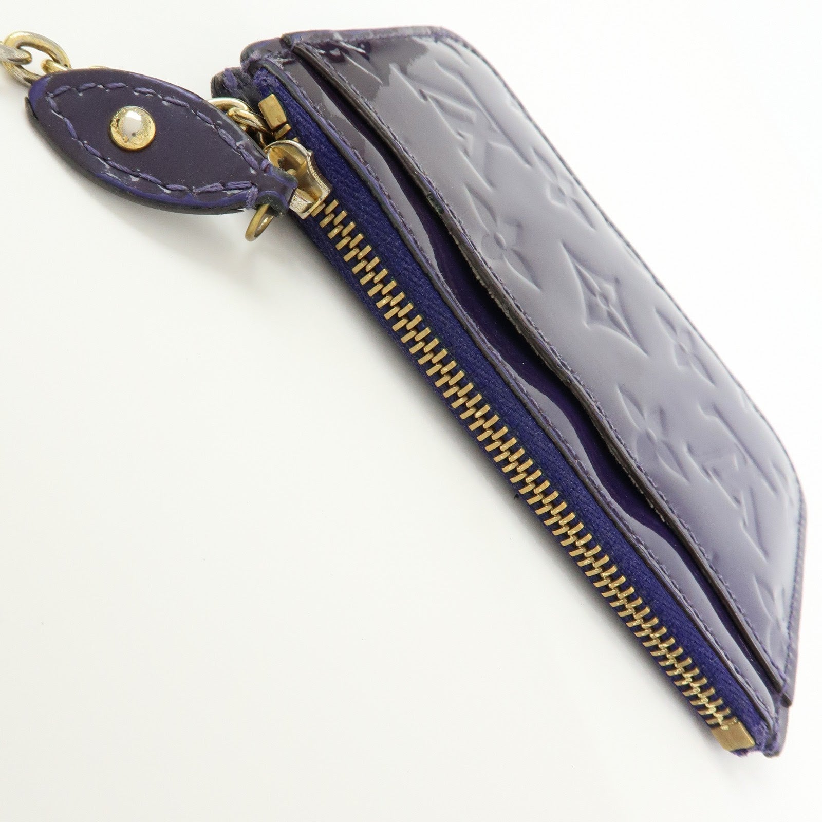 Louis Vuitton Monogram Vernis Pochette Cles NM Coin Case M90311