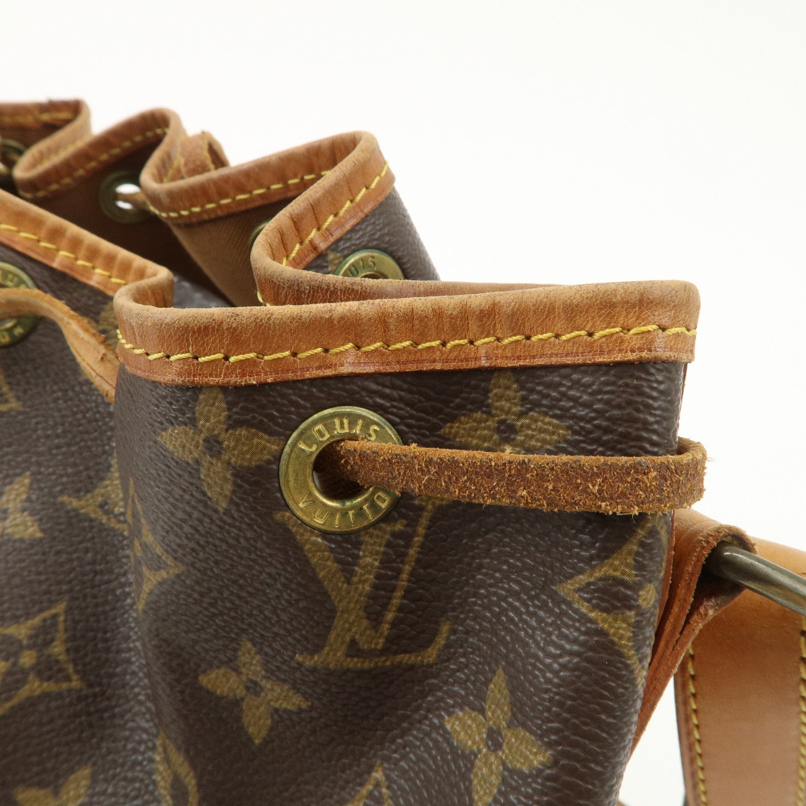 Louis Vuitton Monogram Petit Noe Shoulder Bag Brown M42226 Used