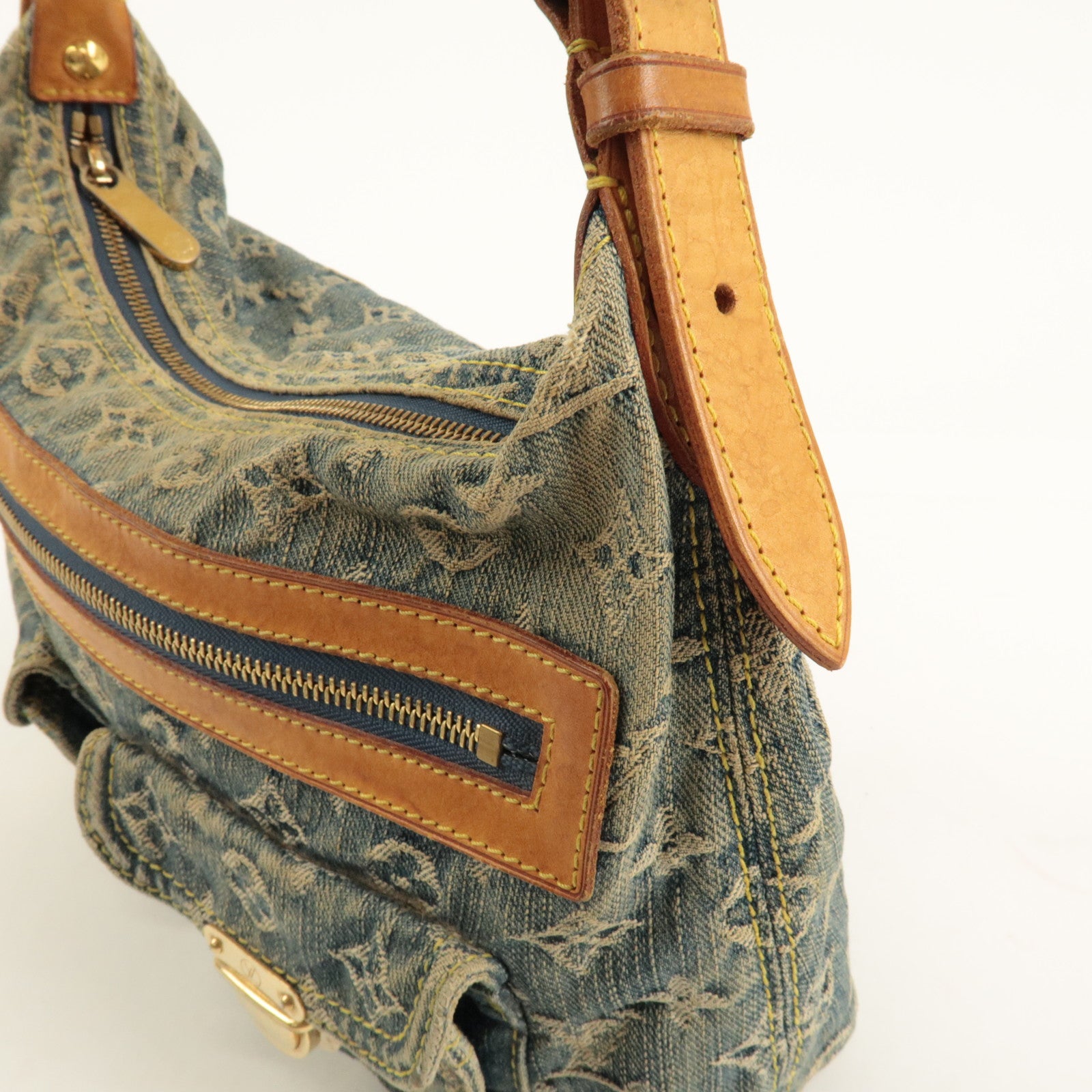 Louis Vuitton Monogram Denim Baggy PM 2Way Shoulder Bag M95049