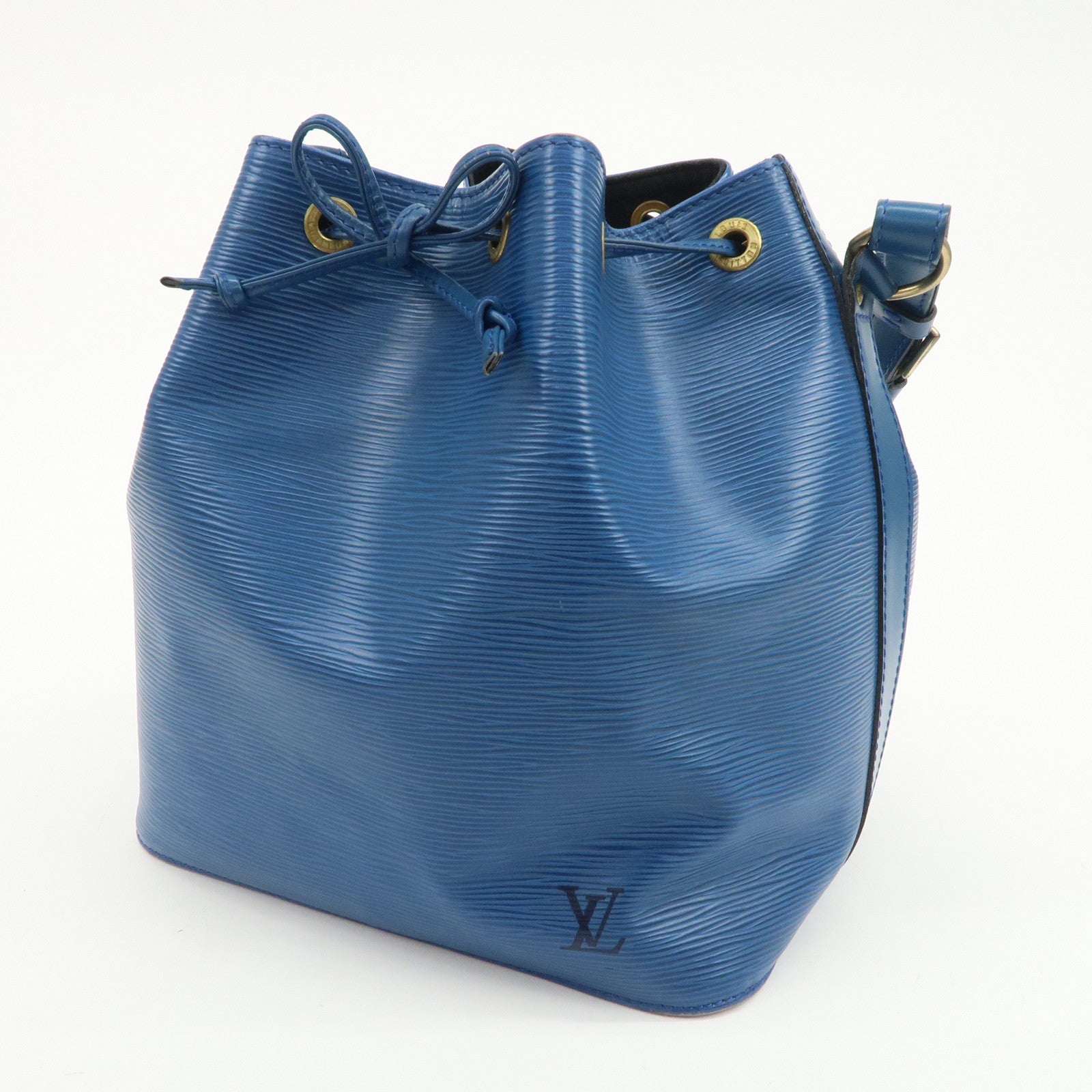 Louis Vuitton Epi Leather Petit Noe Shoulder Bag Toledo Blue M44105