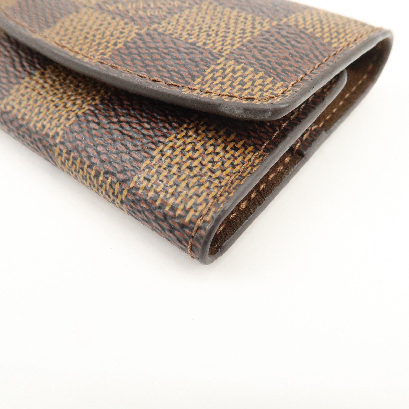 Louis Vuitton Damier Cufflinks Case Damier Ebene M64681