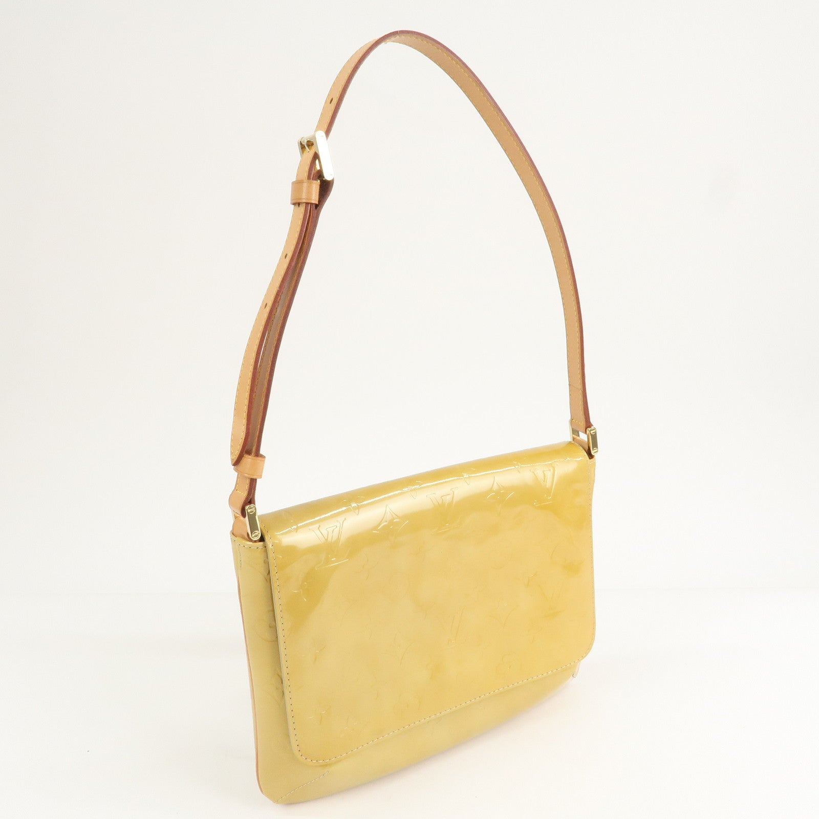 Louis Vuitton Vernis Thompson Street Shoulder Bag Beige M91008