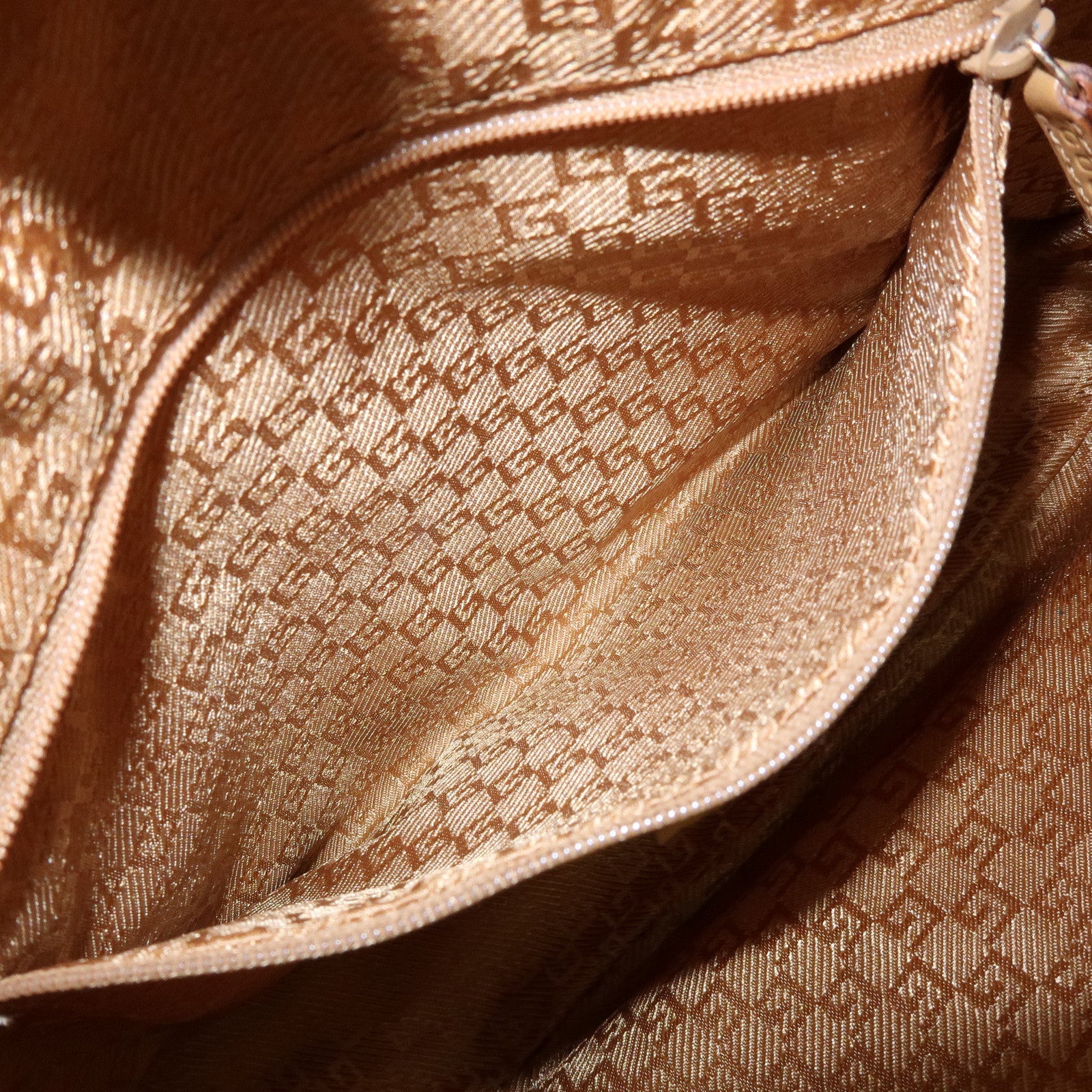 GUCCI Bamboo Leather 2Way Bag Hand Bag Shoulder Bag Brown 001・4095