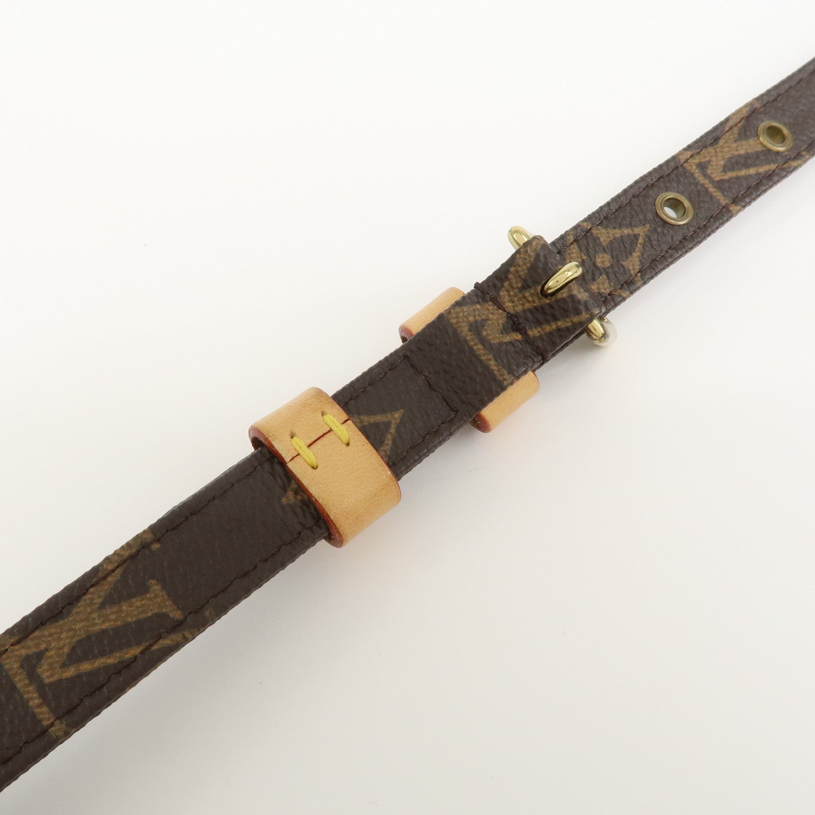 Louis Vuitton Monogram Adjustable Shoulder Strap Brown 120cm J52315