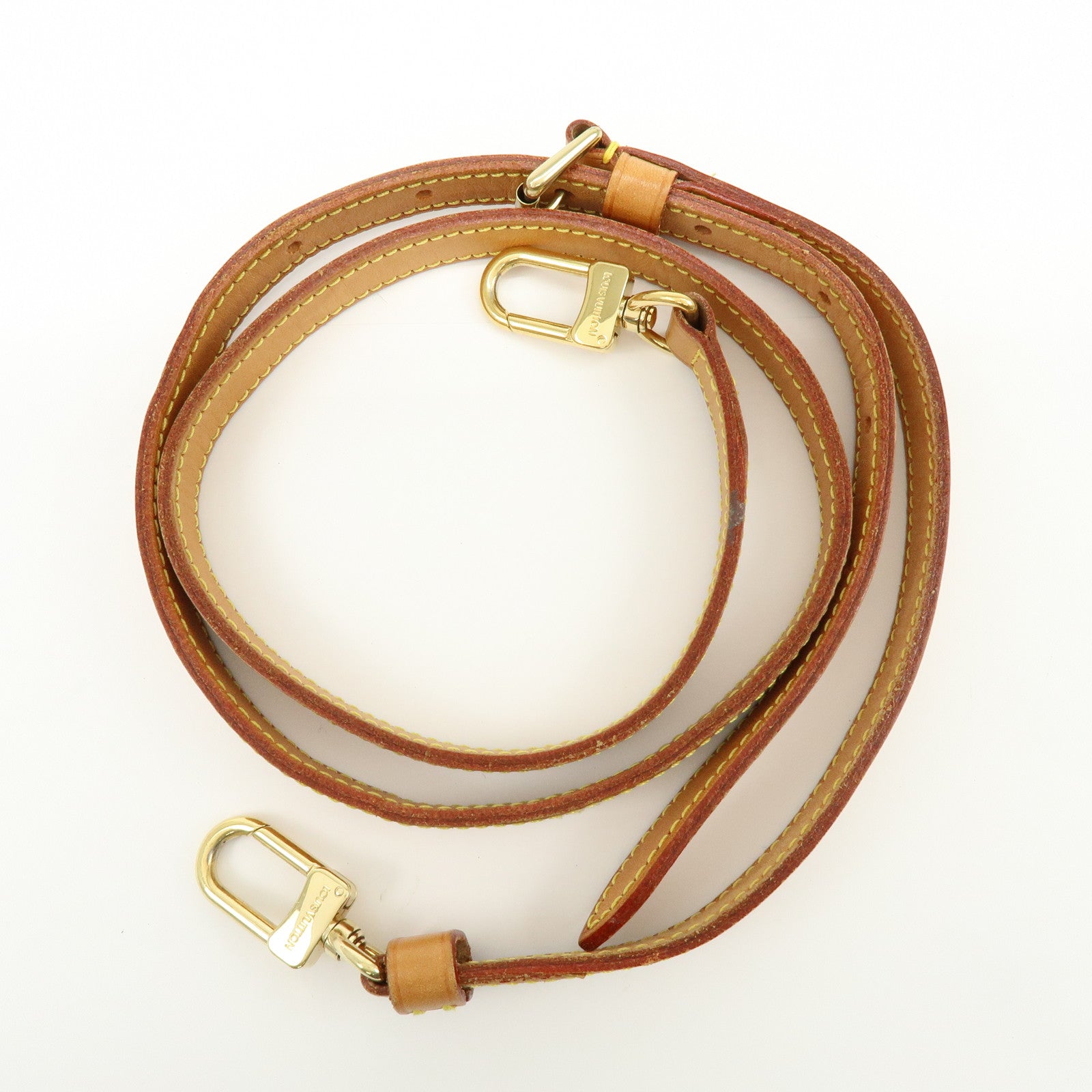 Louis Vuitton Adjustable Leather Shoulder Strap 120cm 1.6cm J52312