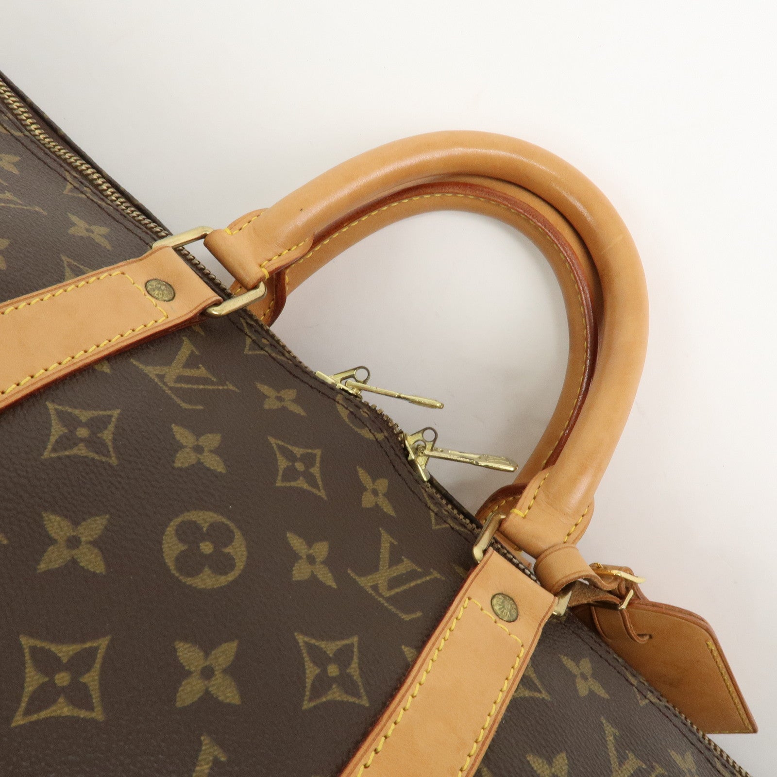 Louis Vuitton Monogram Keep All Bandouliere 50 Boston Bag M41416