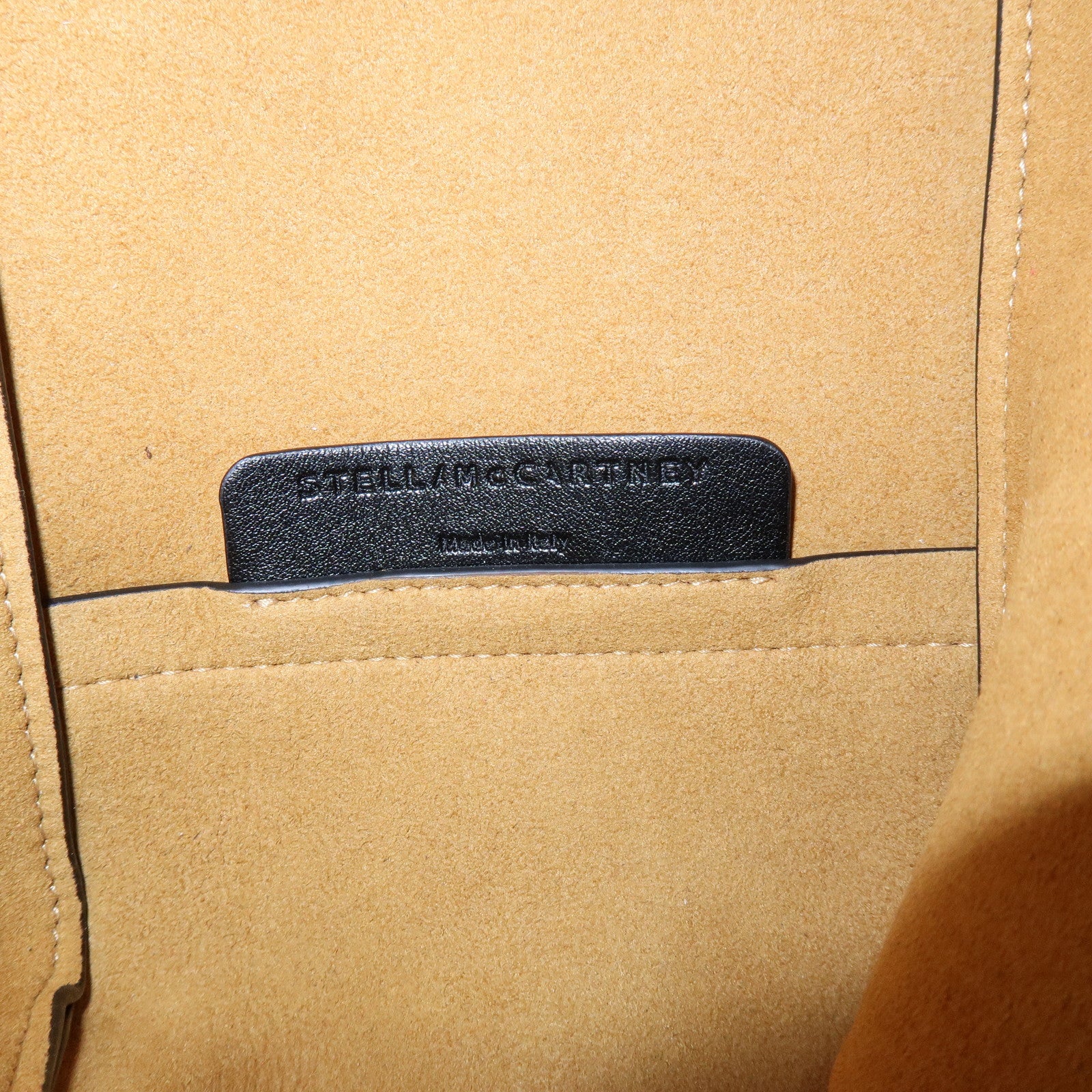 STELLA MCCARTNEY Faux Leather Vegan Leather Tote Bag Black