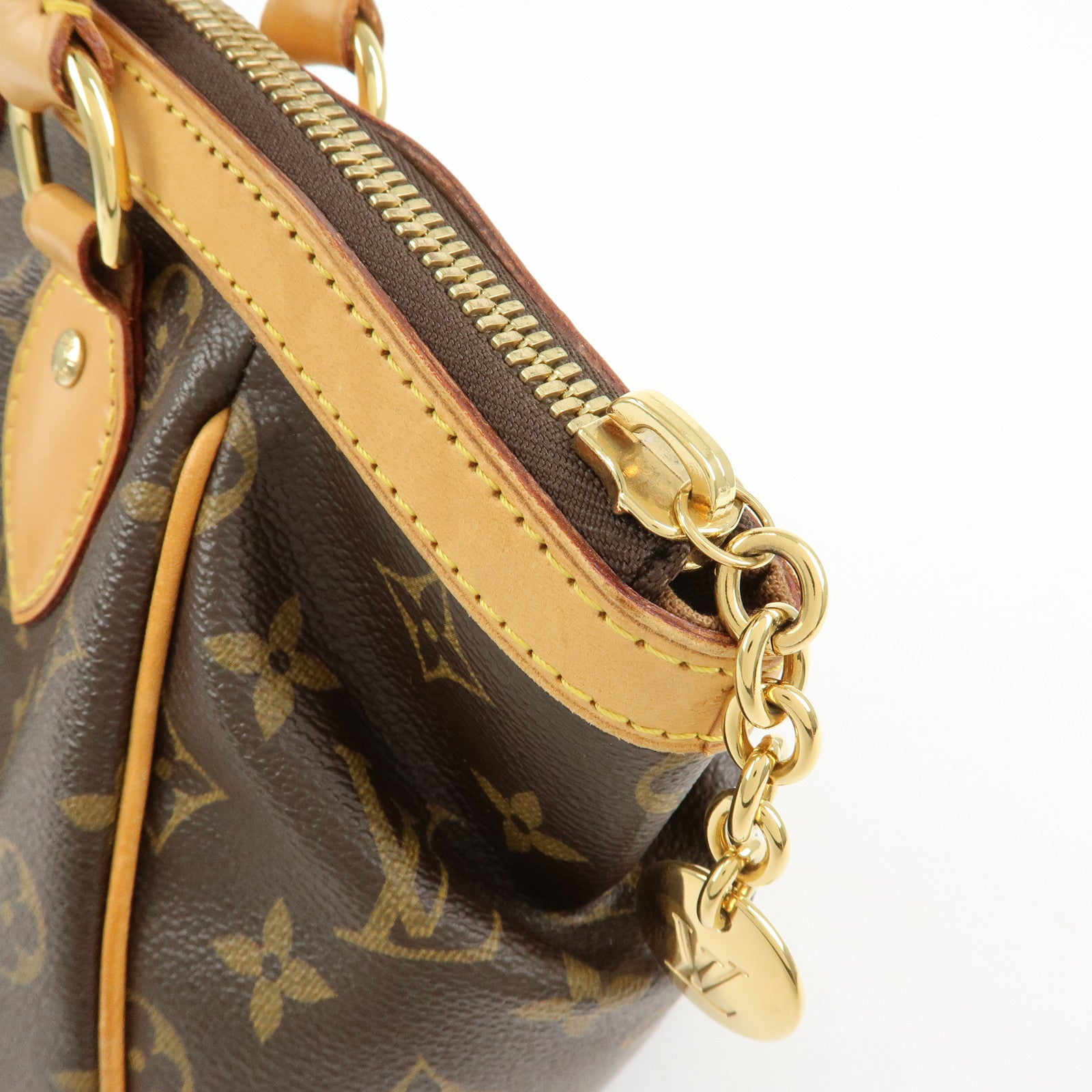 Louis Vuitton Monogram Tivoli PM Hand Bag Shoulder Bag Brown M40143