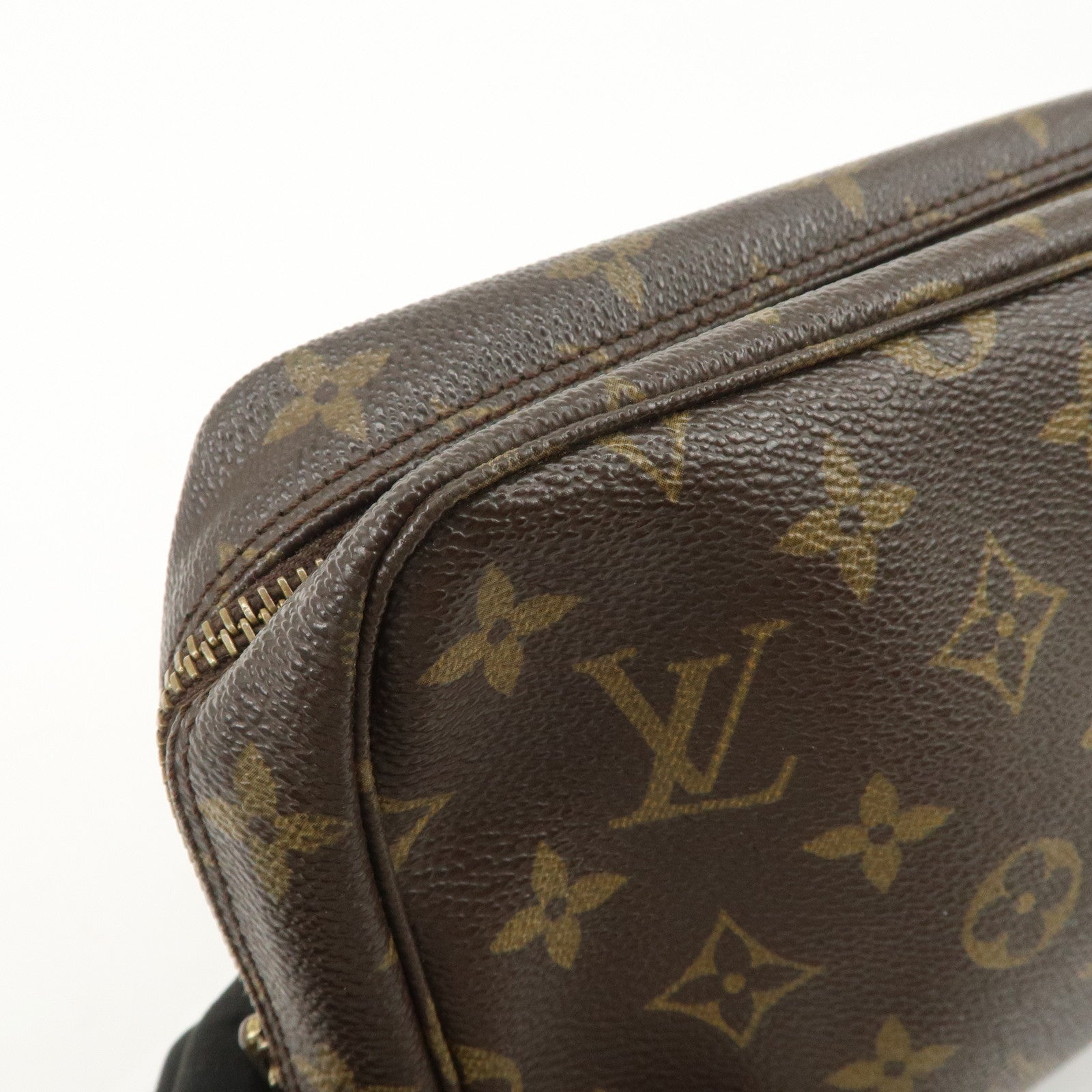 Louis Vuitton Monogram Trousse Toilette 23 Pouch Brown M47524