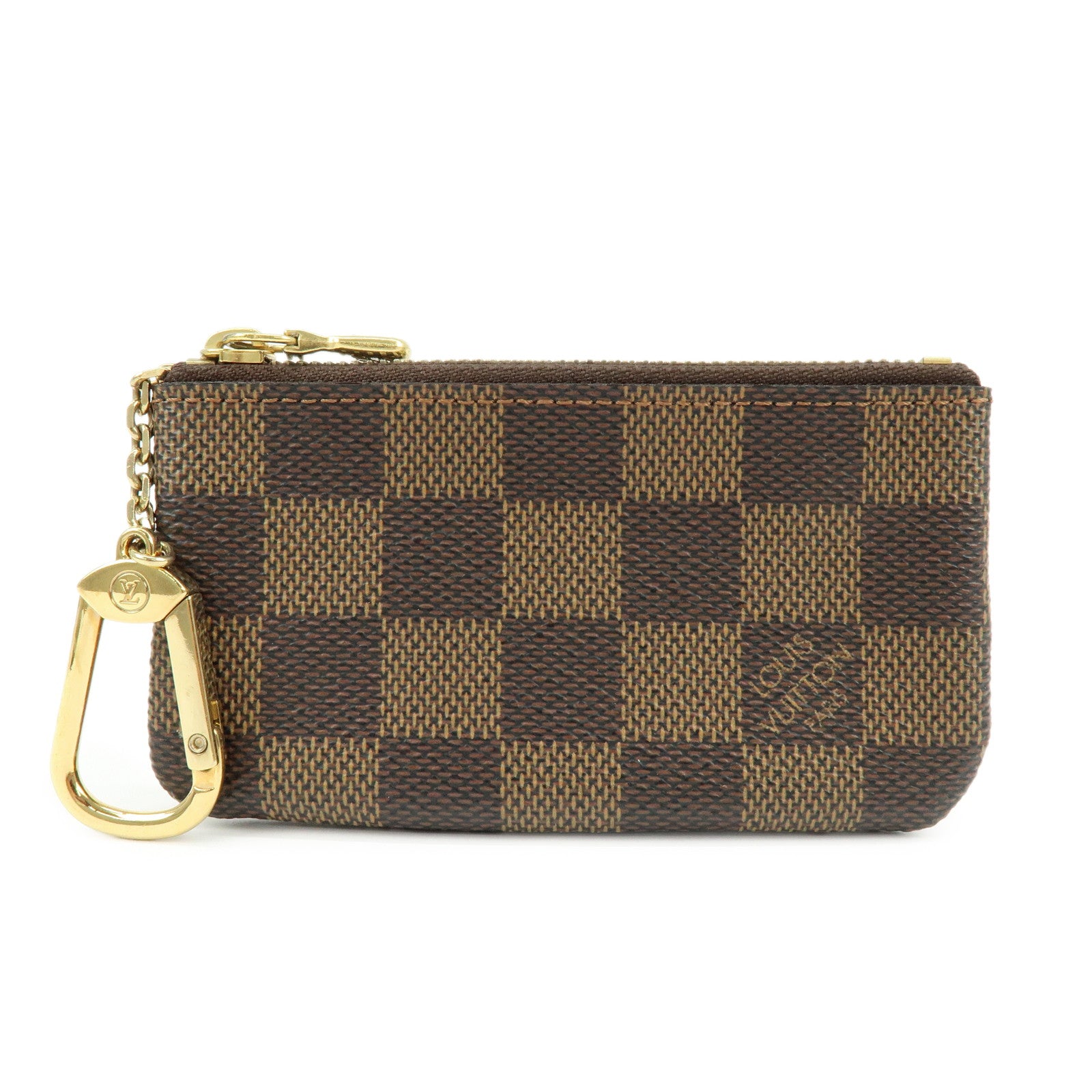 Louis Vuitton Damier Pochette Cles Coin Case Damier Ebene N62658