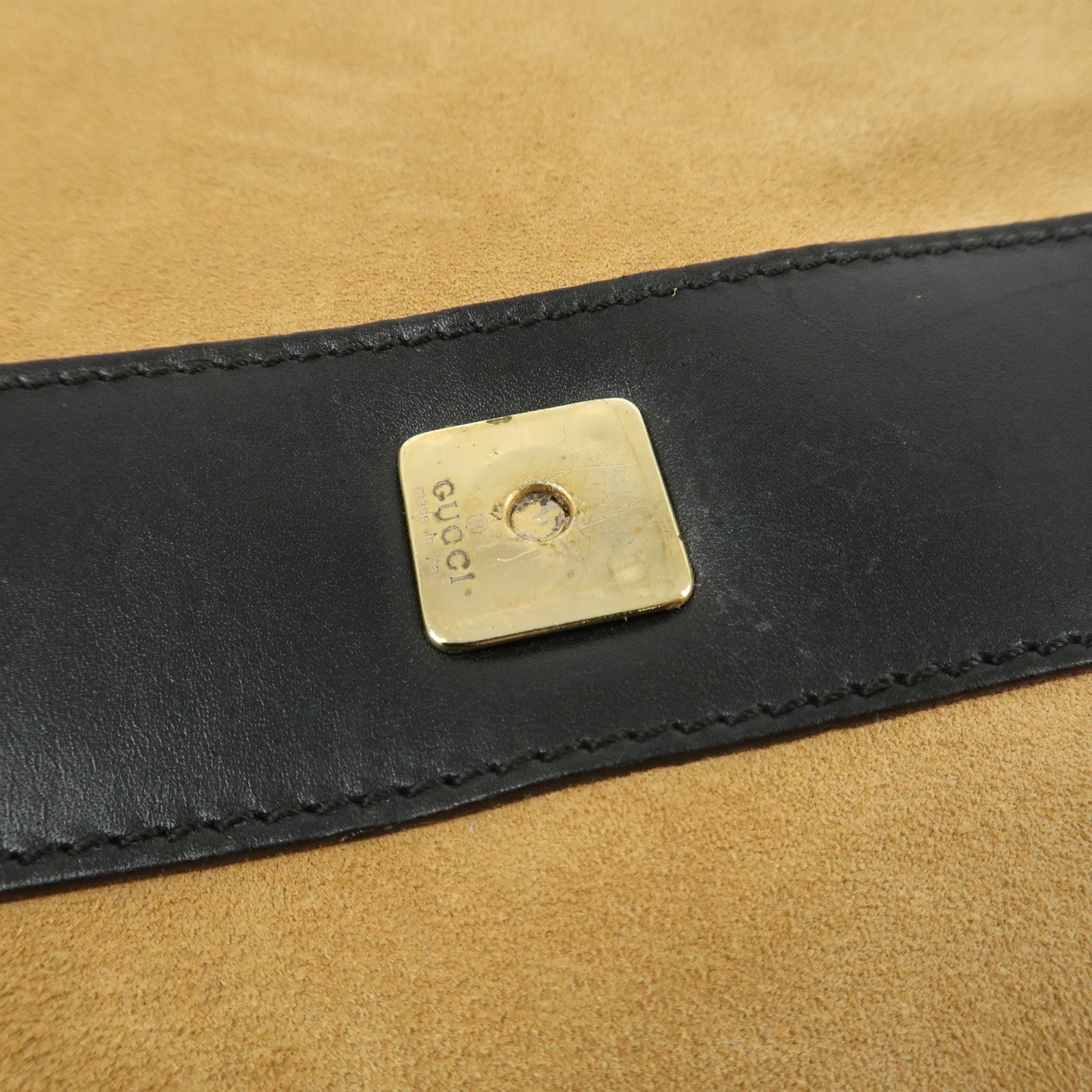 GUCCI Dionysus Suede Leather Shoulder Bag Light Brown 001.4067