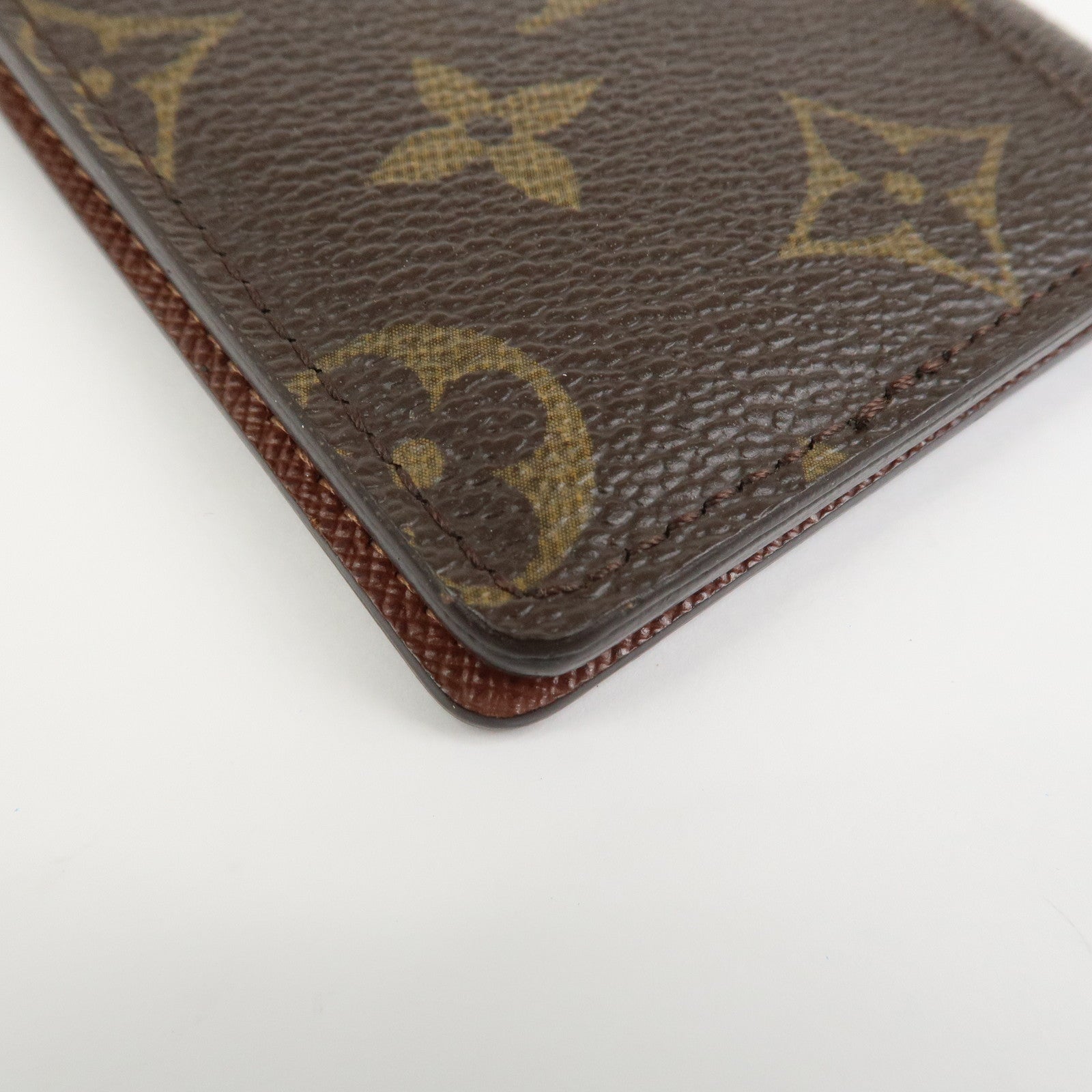 Louis Vuitton Monogram Porto Cult Vertical Card Case Brown M66541