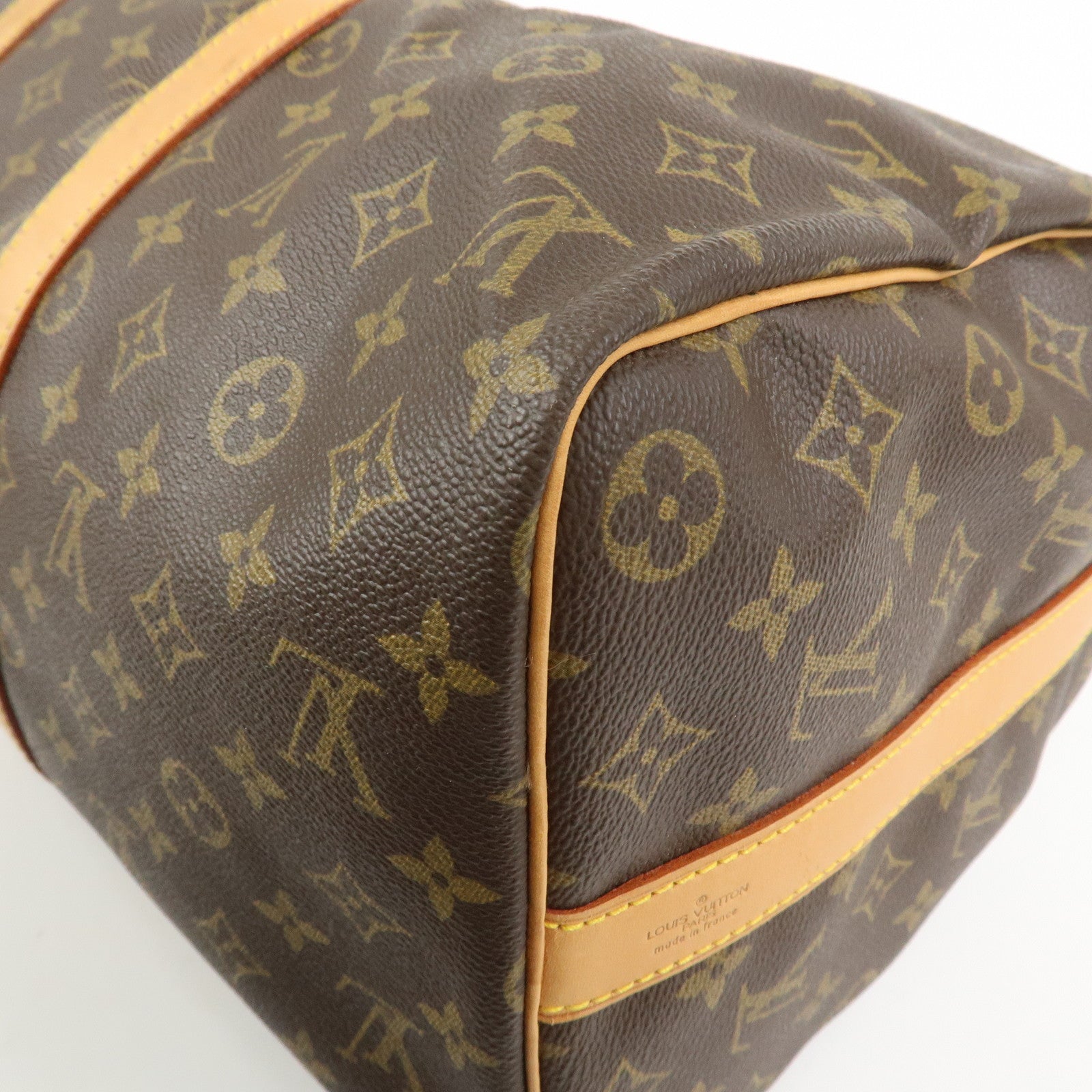 Louis Vuitton Monogram Keep All 45 Bandouliere Boston Bag M41418