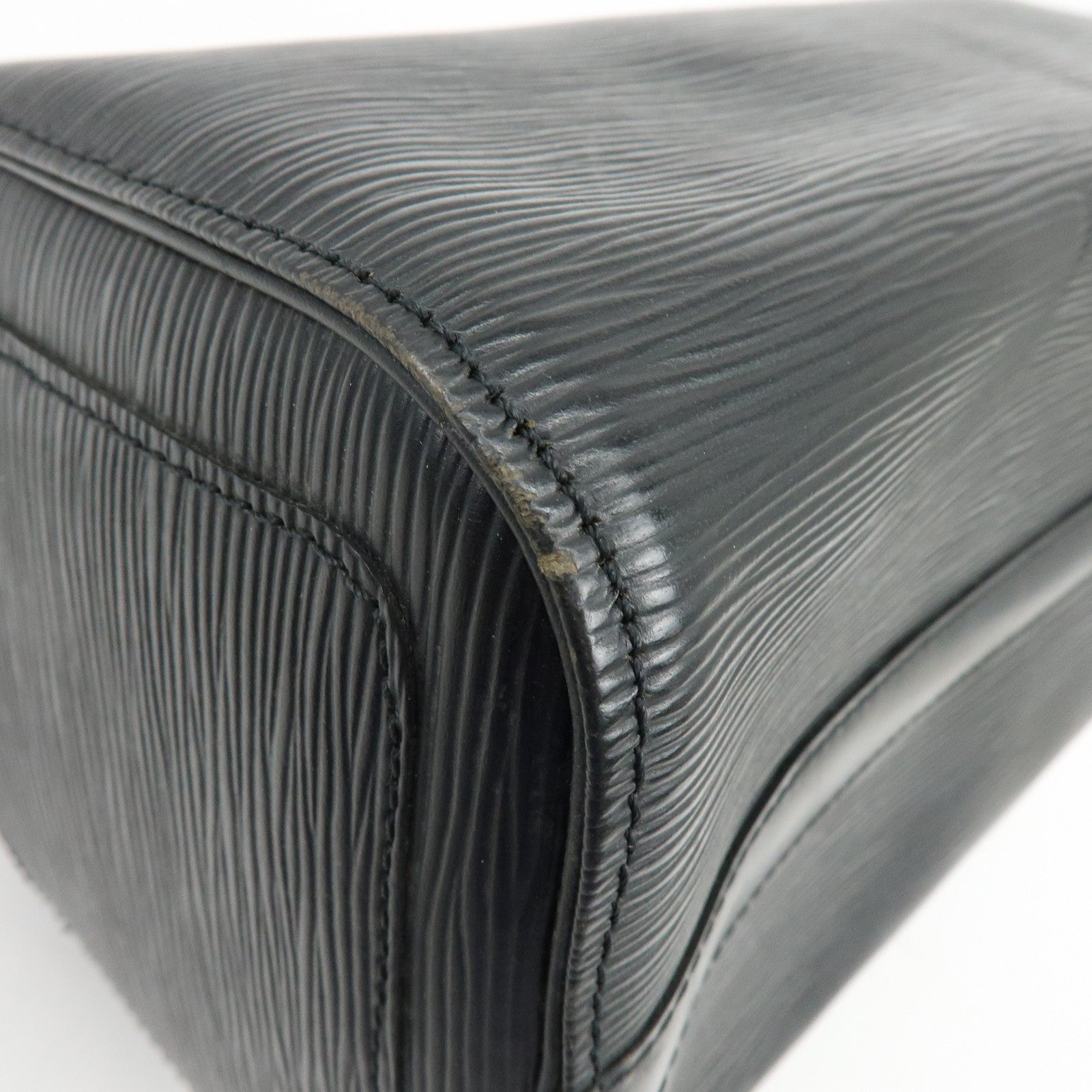 Louis Vuitton Epi Speedy 25 Leather Hand Bag Boston Bag Noir M59032
