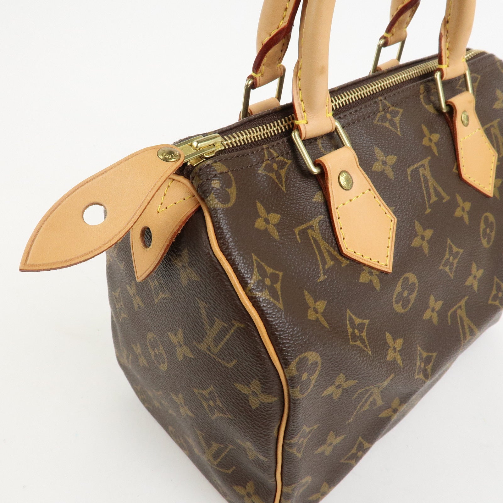 Louis Vuitton Monogram Speedy 25 Boston Bag Brown M41528