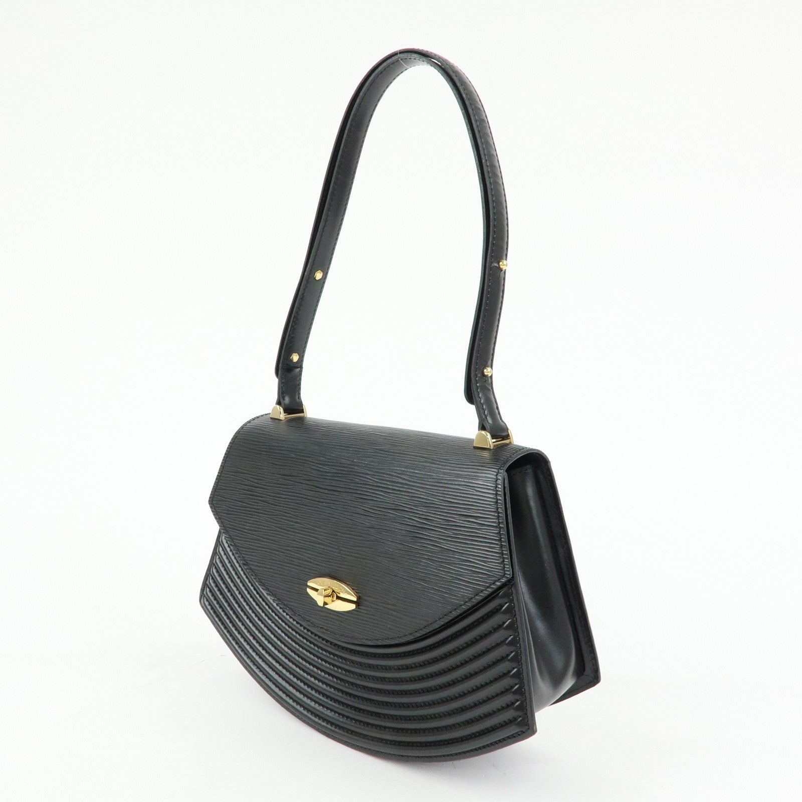 Louis Vuitton Epi Tilsit Shoulder Bag Hand Bag Noir Black M52482