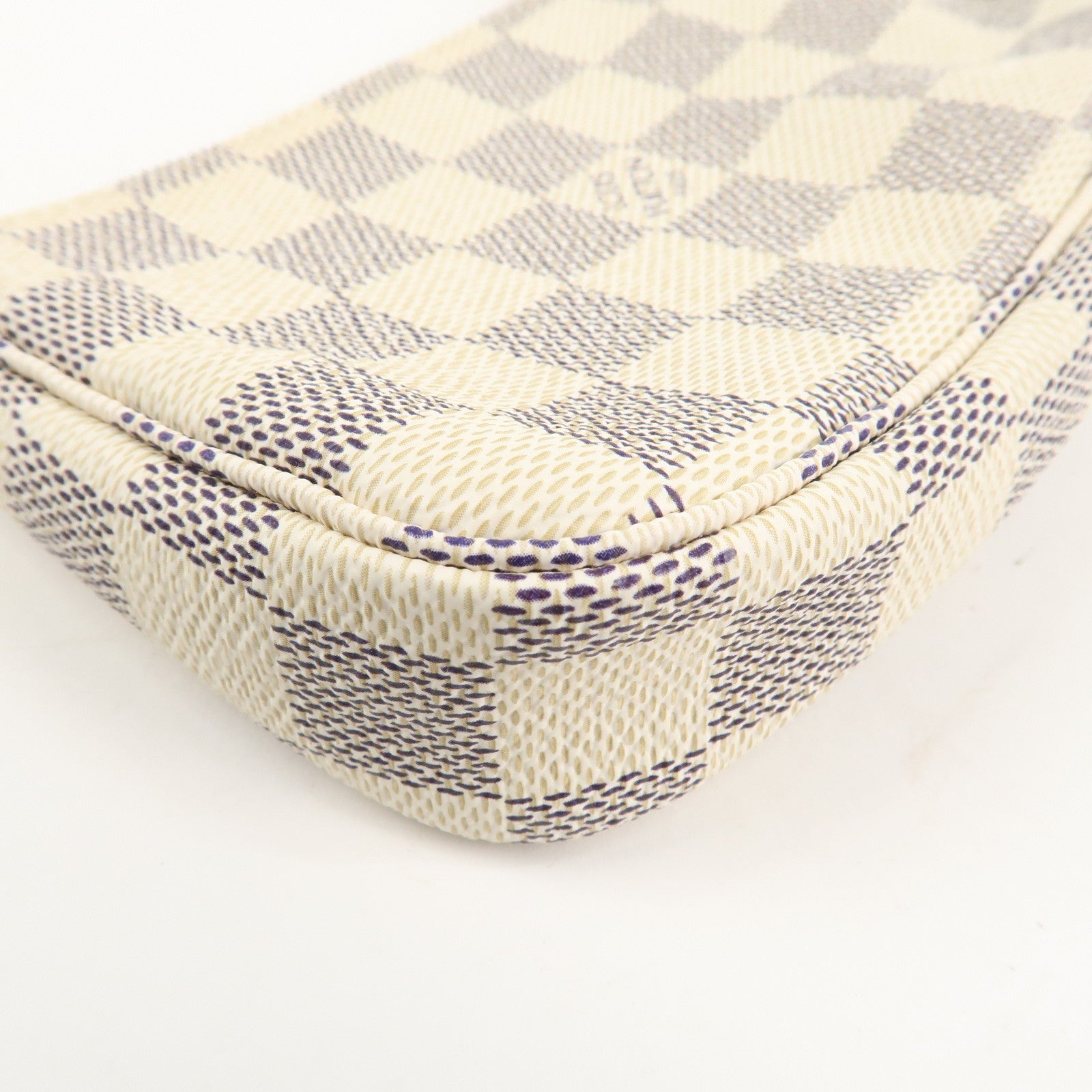 Louis Vuitton Damier Azur Mini Pochette Accessoires Pouch N58010 Used