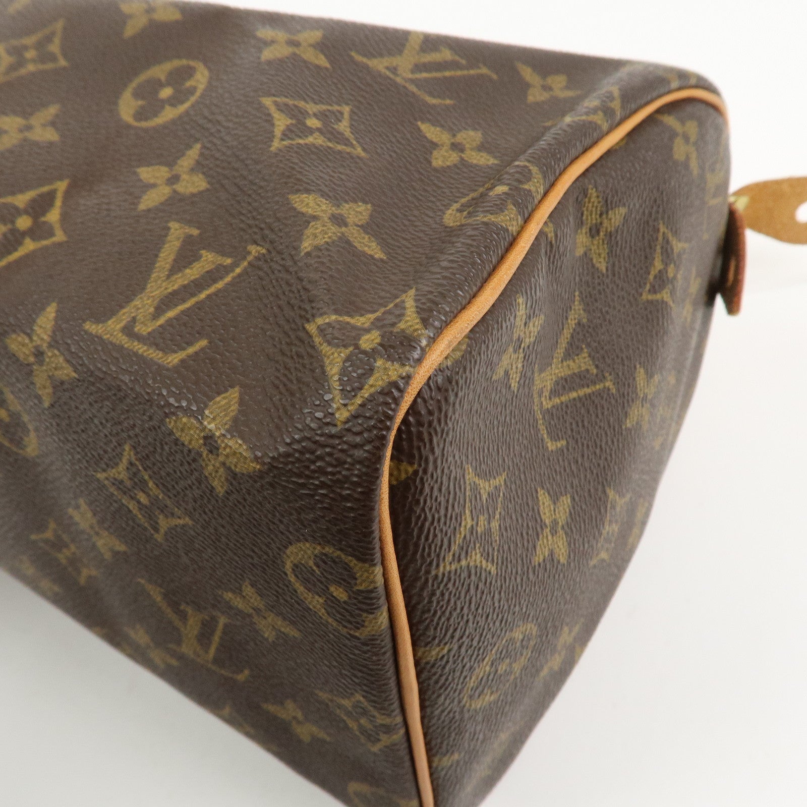 Louis Vuitton Monogram Speedy 25 Boston Bag Hand Bag Brown M41528
