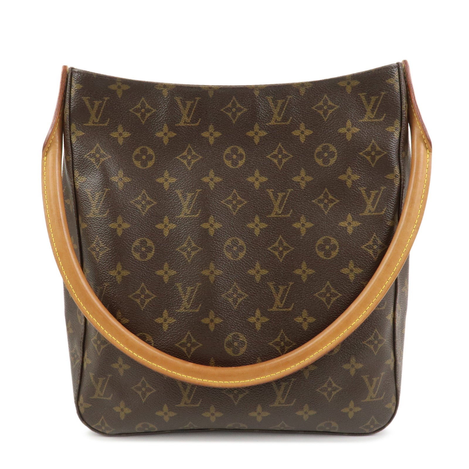 Louis Vuitton Monogram Looping GM Shoulder Bag Brown M51145
