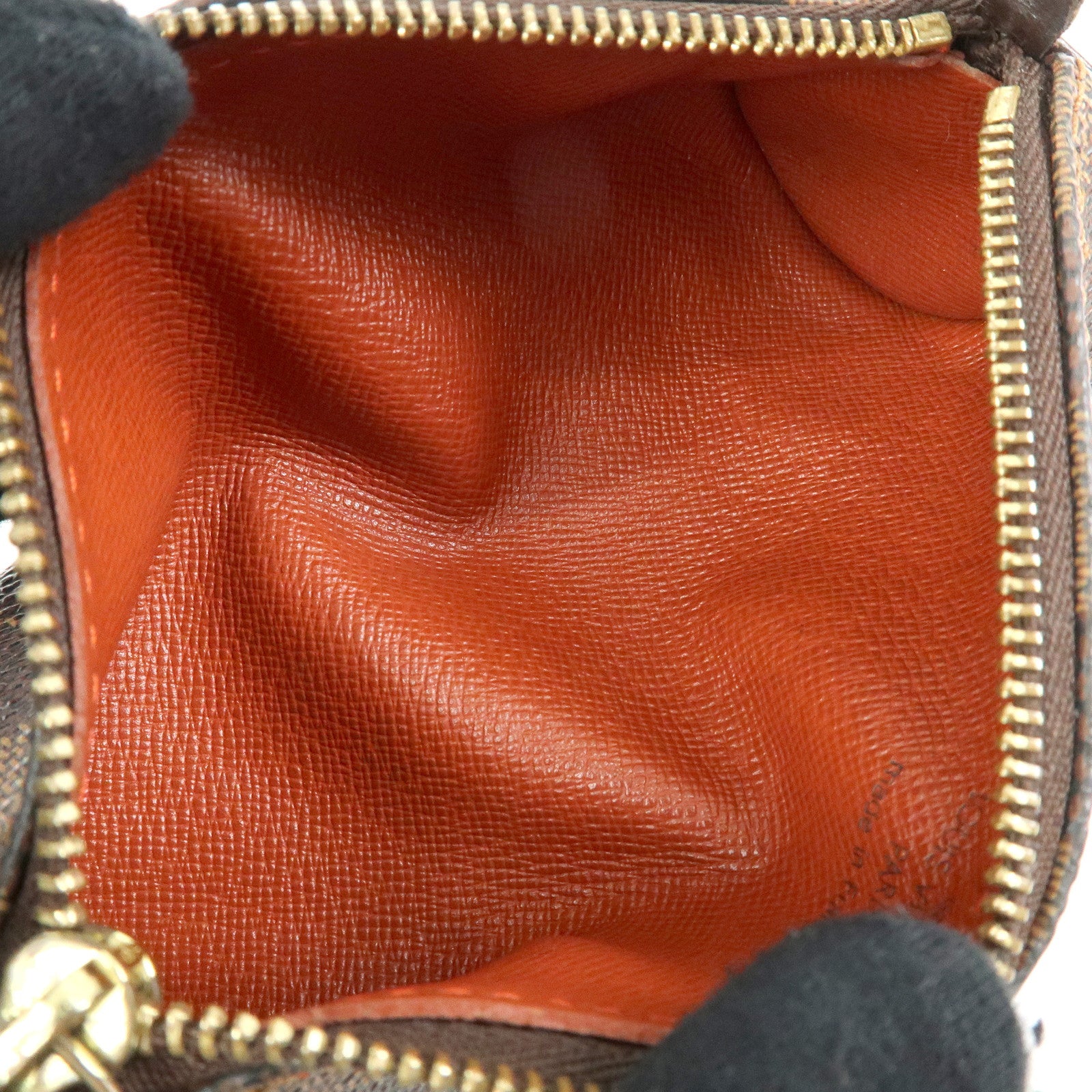 Louis Vuitton Damier Ebene Mini Pouch for Papillon Bag Brown