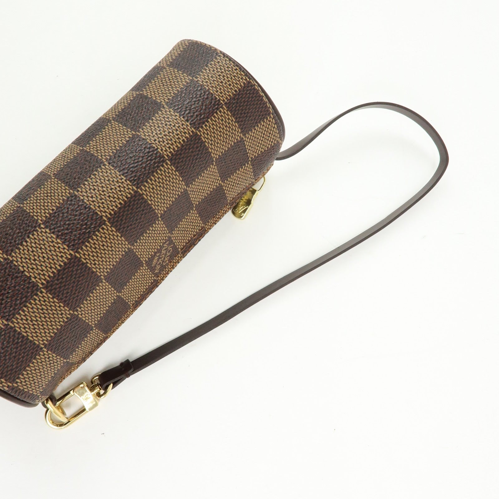 Louis Vuitton Damier Ebene Mini Pouch for Papillon Bag Brown