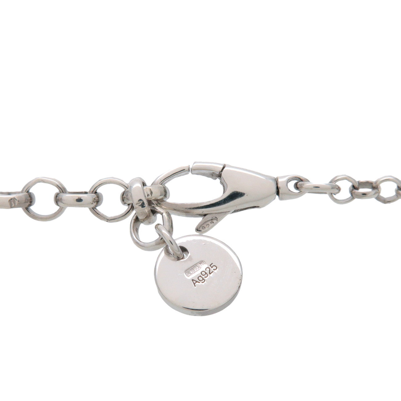 GUCCI Blind For Love Necklace SV958 Silver