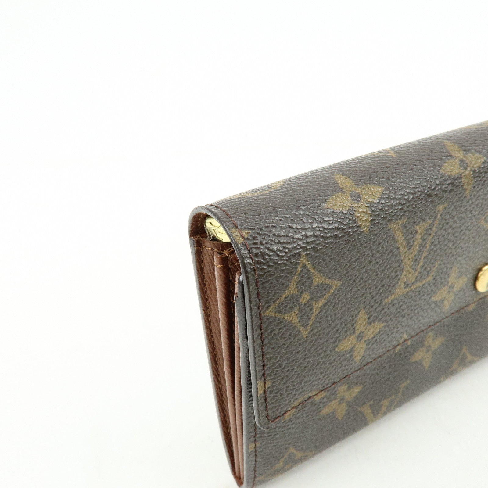 Louis Vuitton Monogram Porte Monnaie Credit Long Wallet M61726
