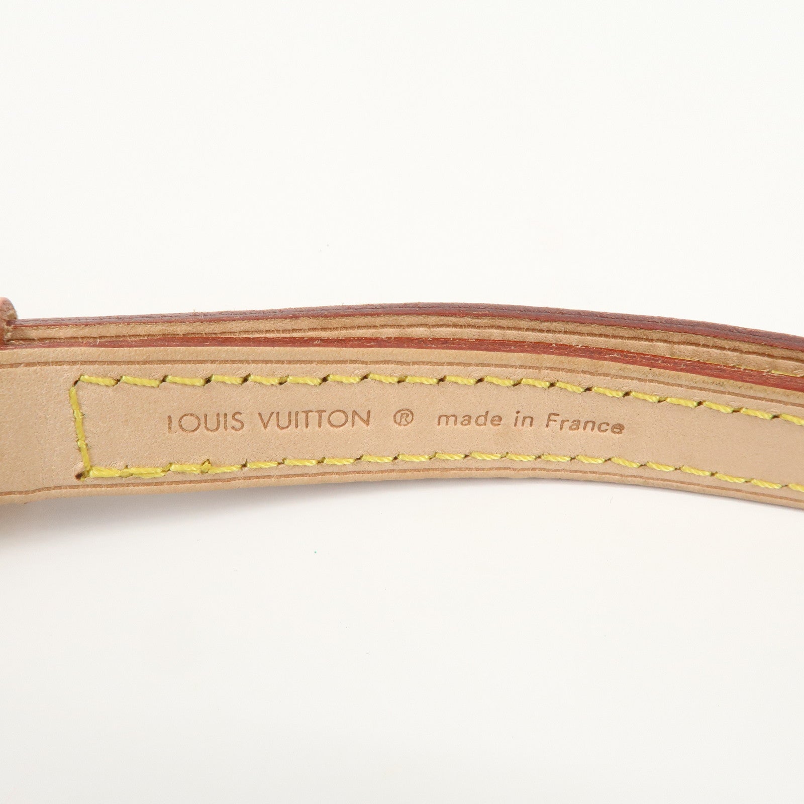 Louis Vuitton Adjustable Leather Shoulder Strap 120cm 1.6cm J52312