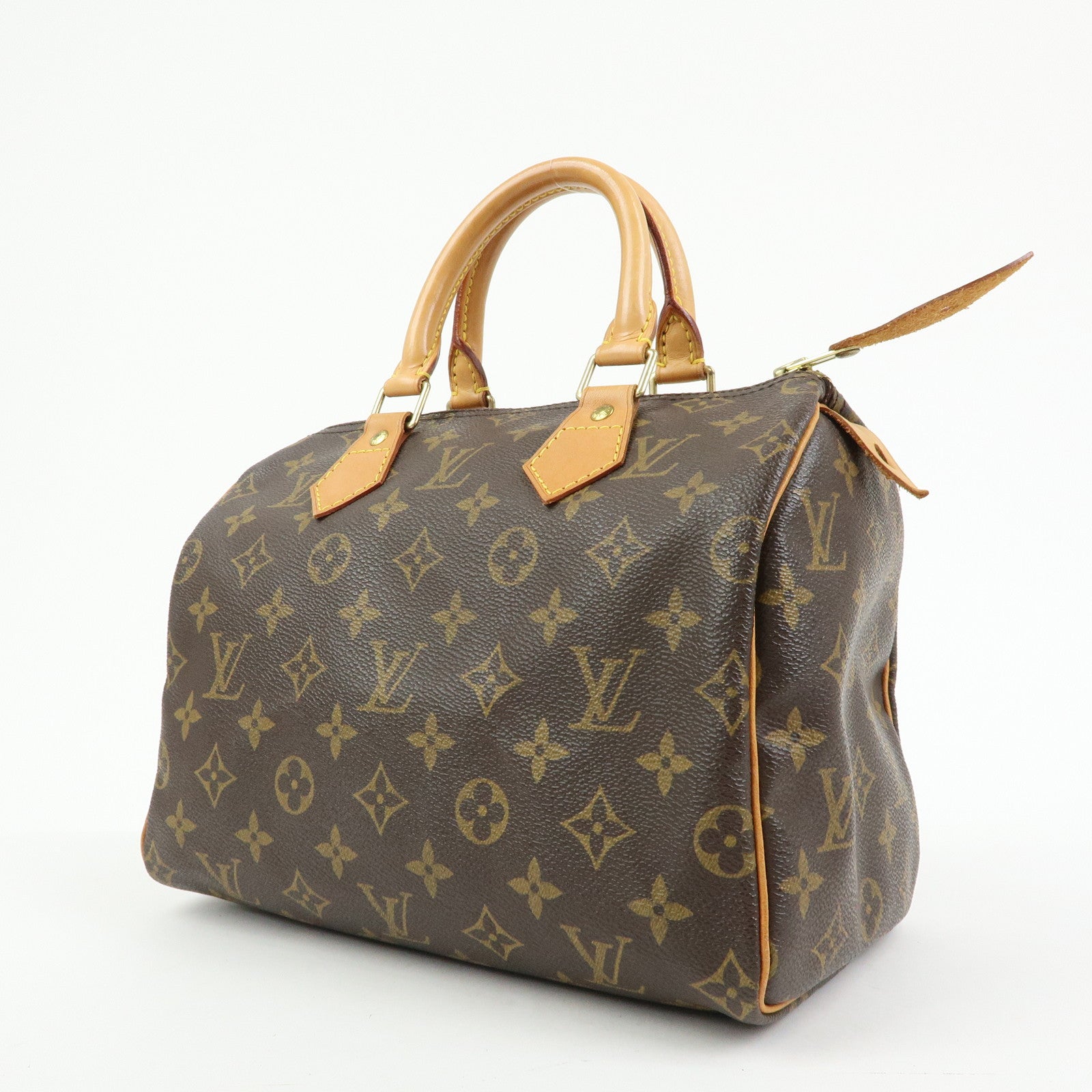 Louis Vuitton Monogram Speedy 25 Boston Bag Hand Bag Brown M41528