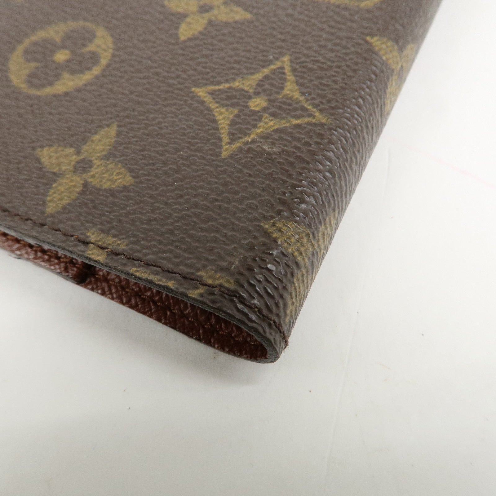 Louis Vuitton Monogram Agenda PM Planner Cover Brown R20005 Used