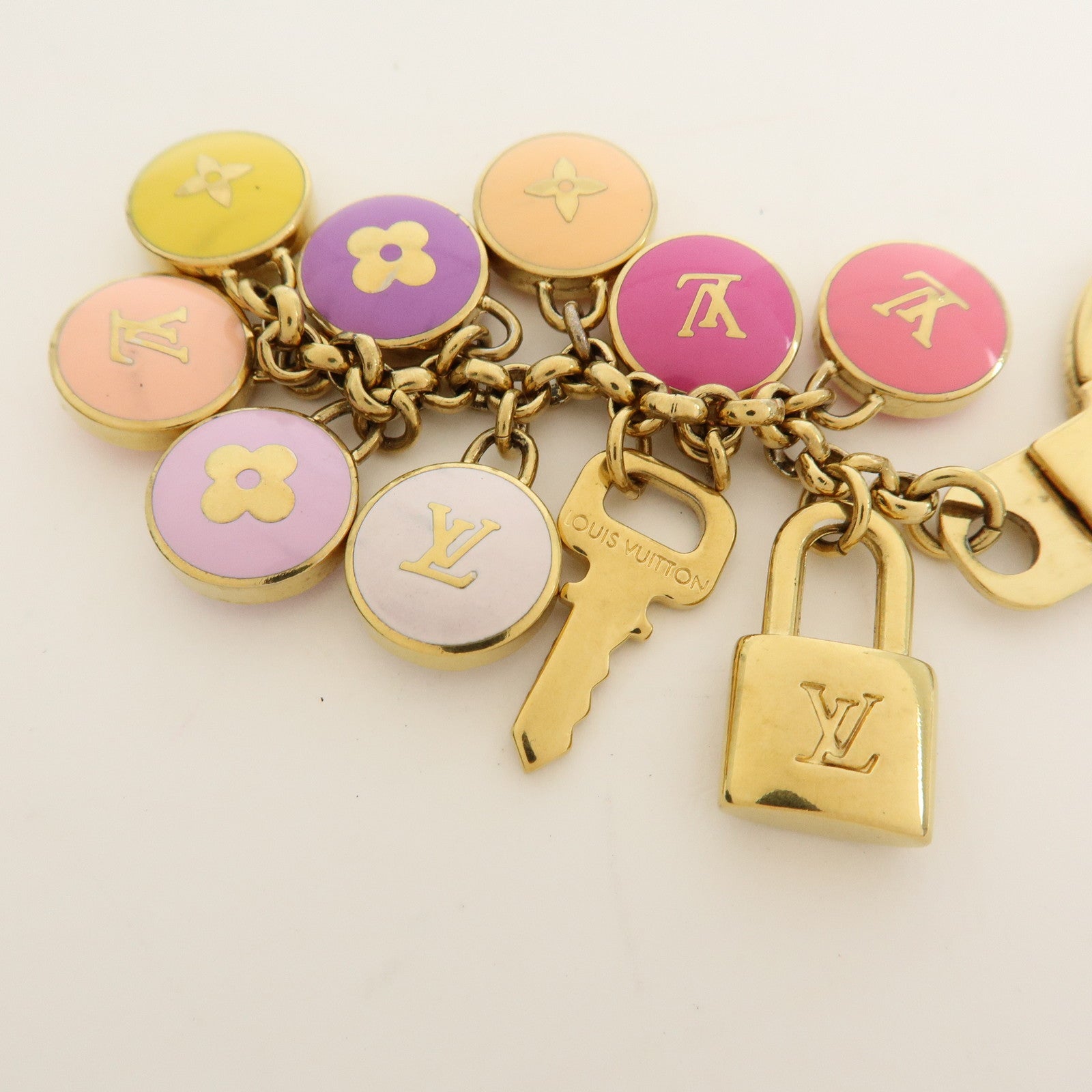 Louis Vuitton Porte Cles Pastilles Metal Bag Charm Key Chain M65646