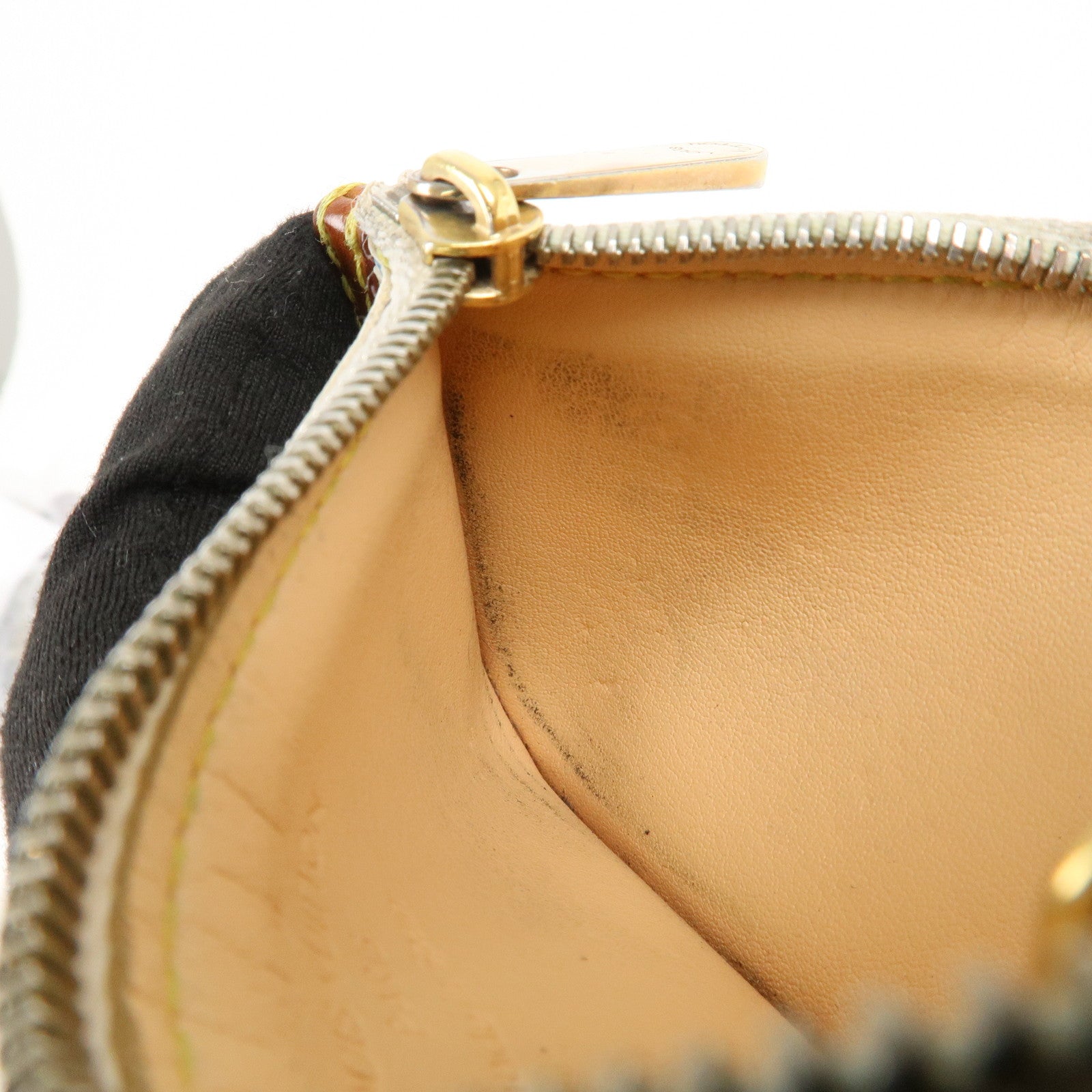 Louis Vuitton Monogram Multicolor Pochette Cles Blanc M92655 Used