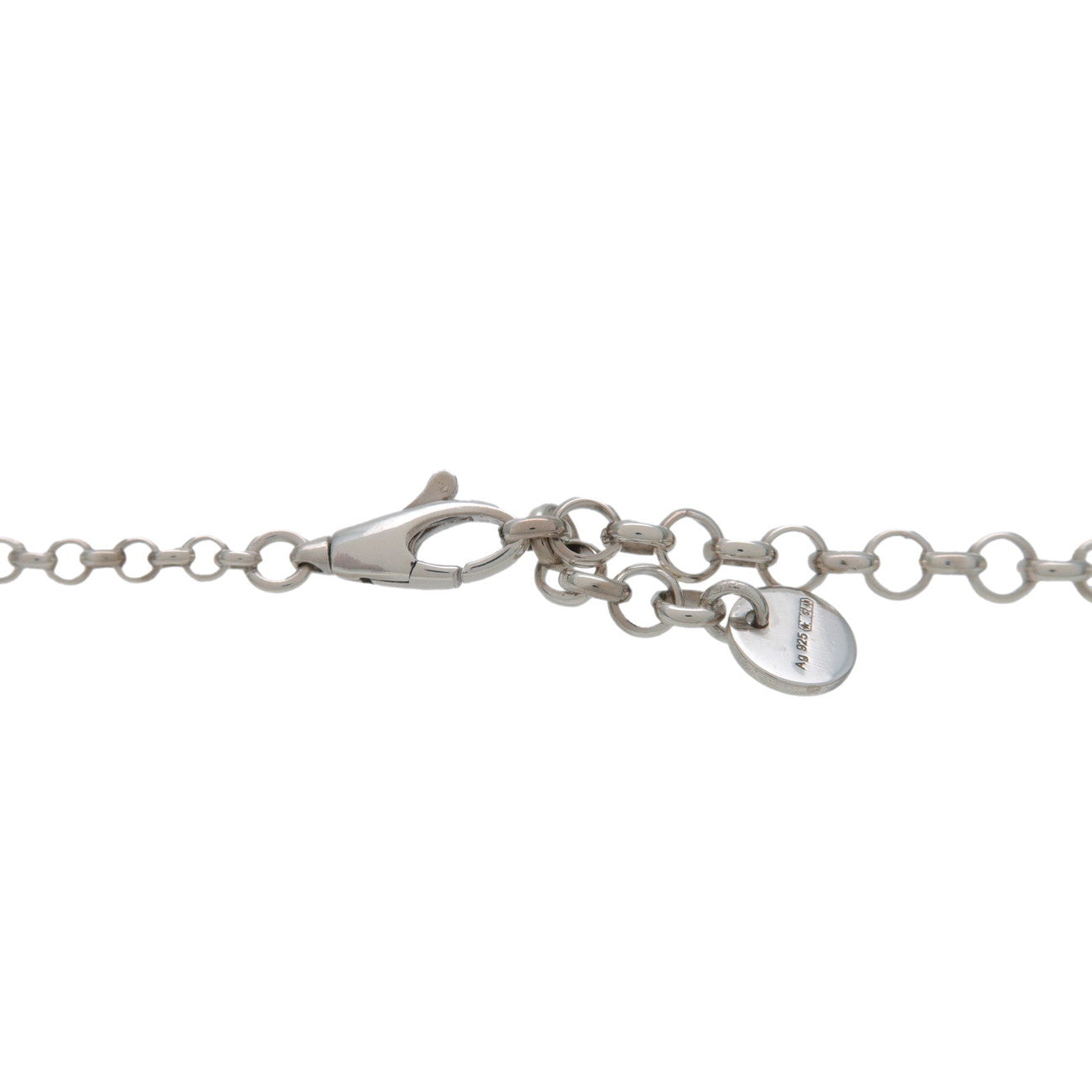 GUCCI Interlocking G Arabesque Chain Necklace SV925 Silver