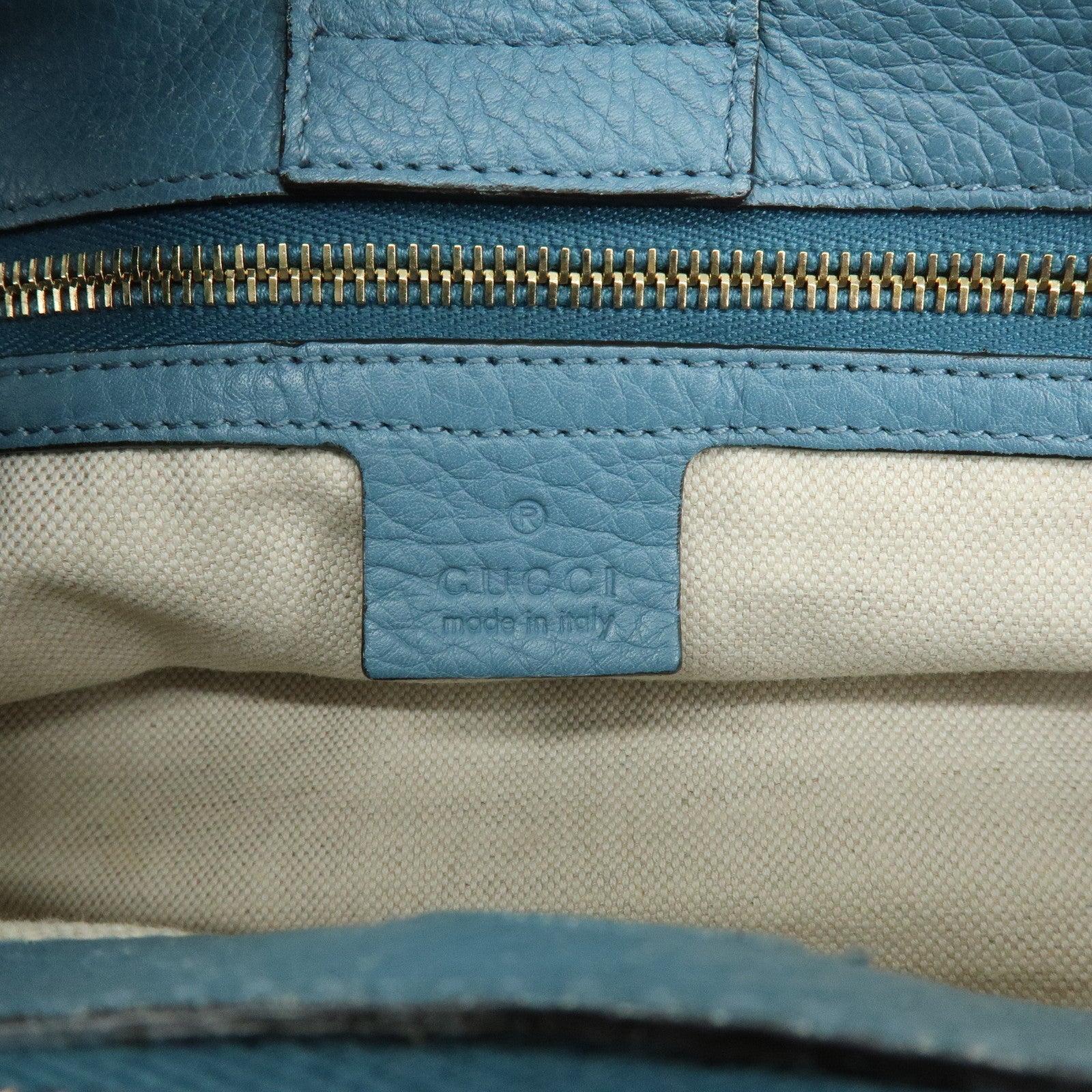 GUCCI Bamboo Leather Shopper Medium 2Way Bag Shoulder Bag 323660