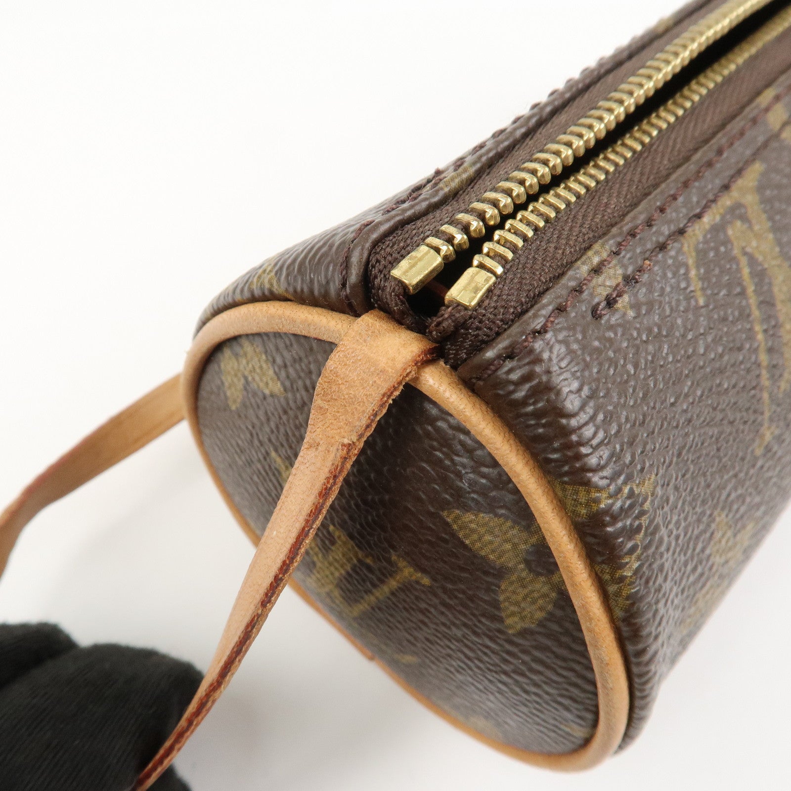 Louis Vuitton Monogram Set of 2 Mini Pouch for Papillon Bag Brown
