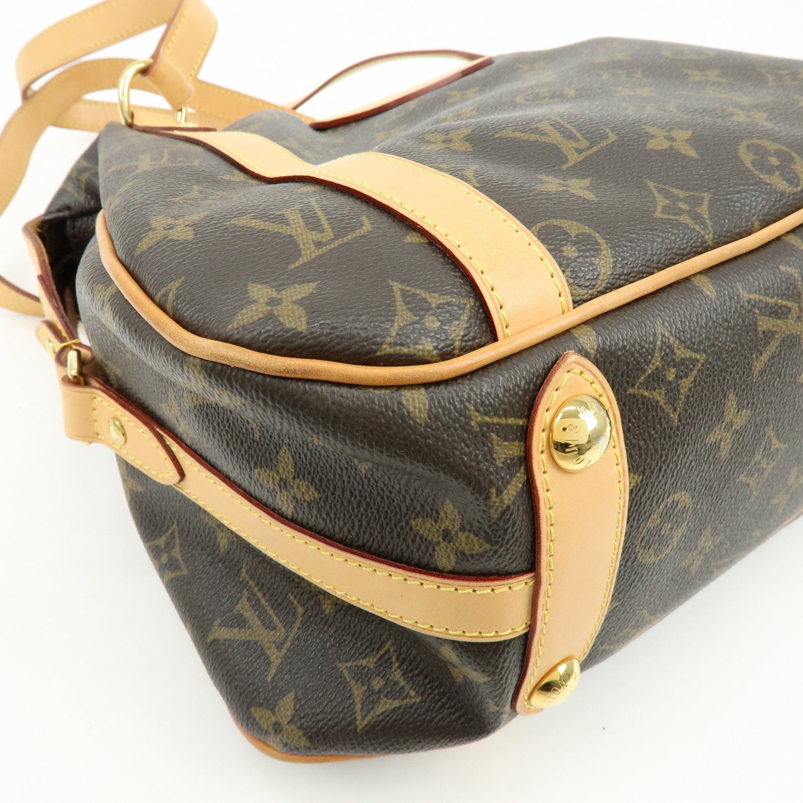 Louis Vuitton Monogram Stresa PM Shoulder Bag Brown M51186