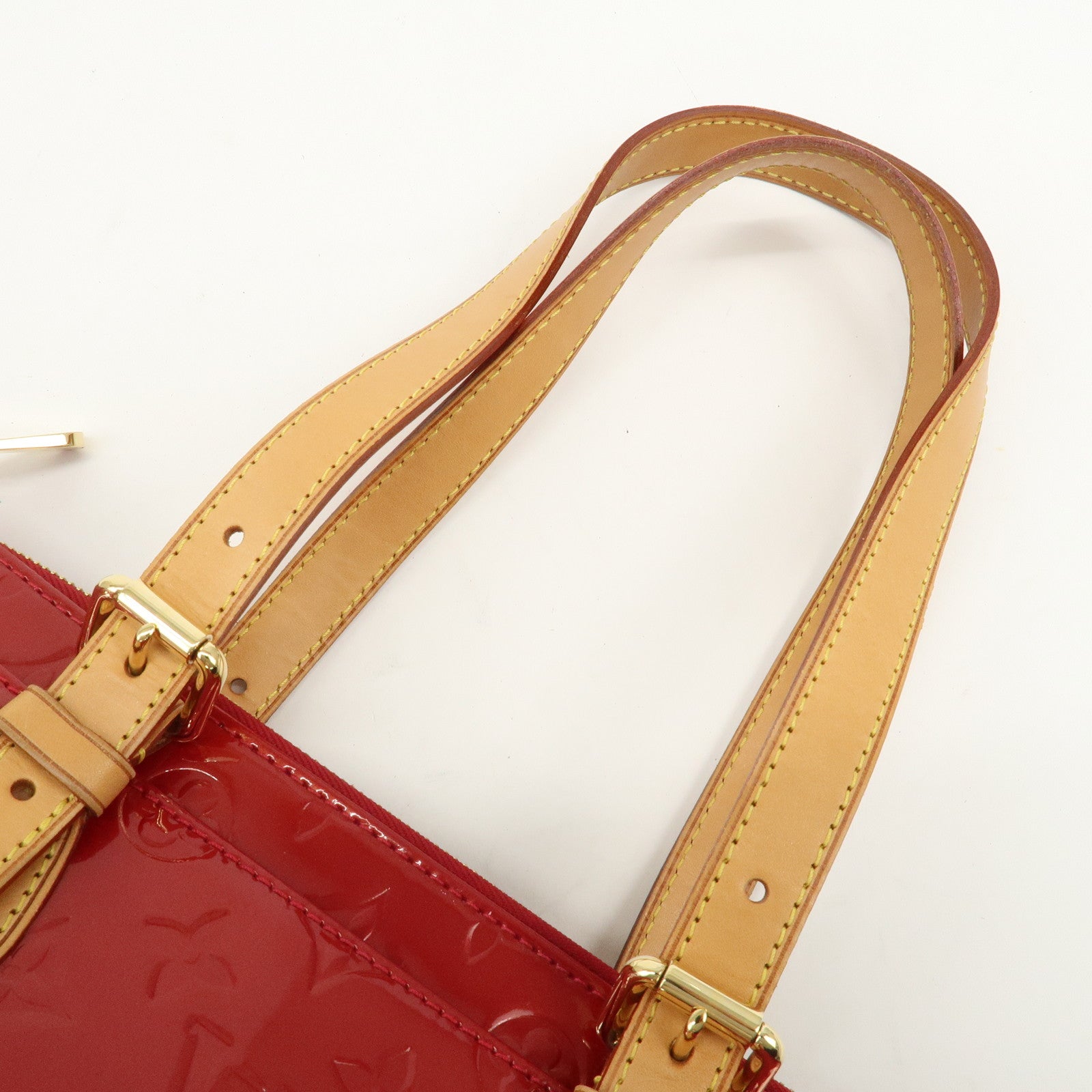 Louis Vuitton Vernis Rosewood Avenue Hand Bag Pomme D'Amour M93507