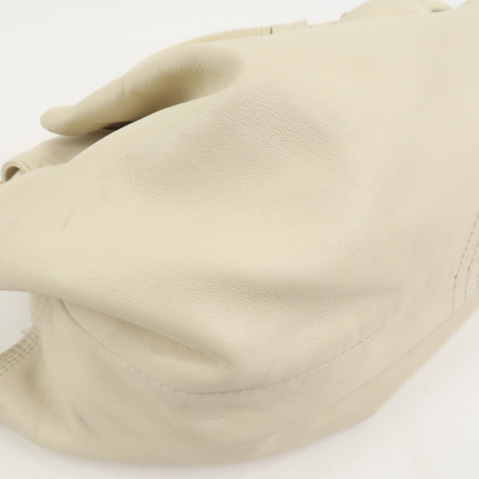 LOEWE Anagram Logo Nappa Aire Leather Hand Bag Ivory