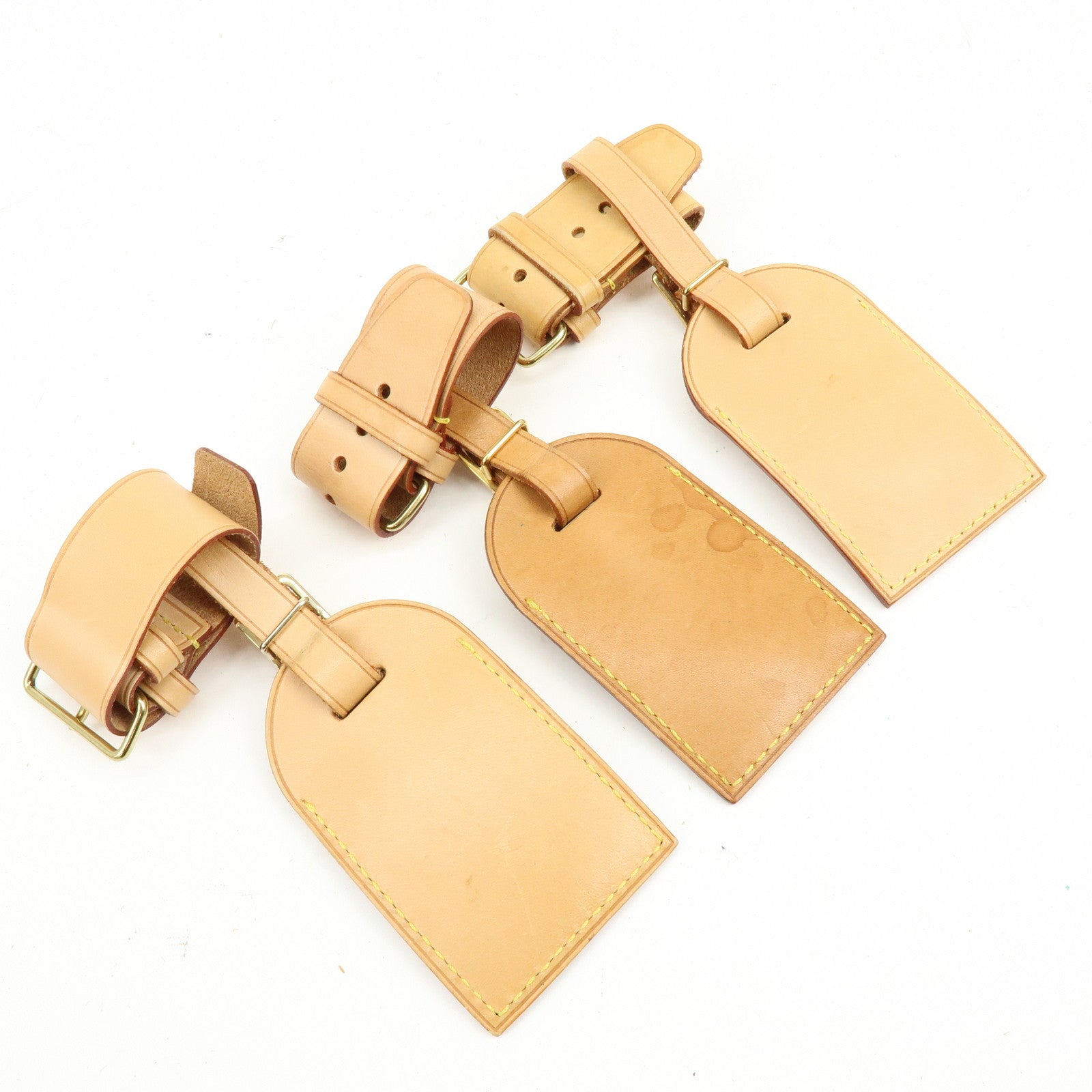 Louis Vuitton Set of 9 Leather Name Tag & Poignet