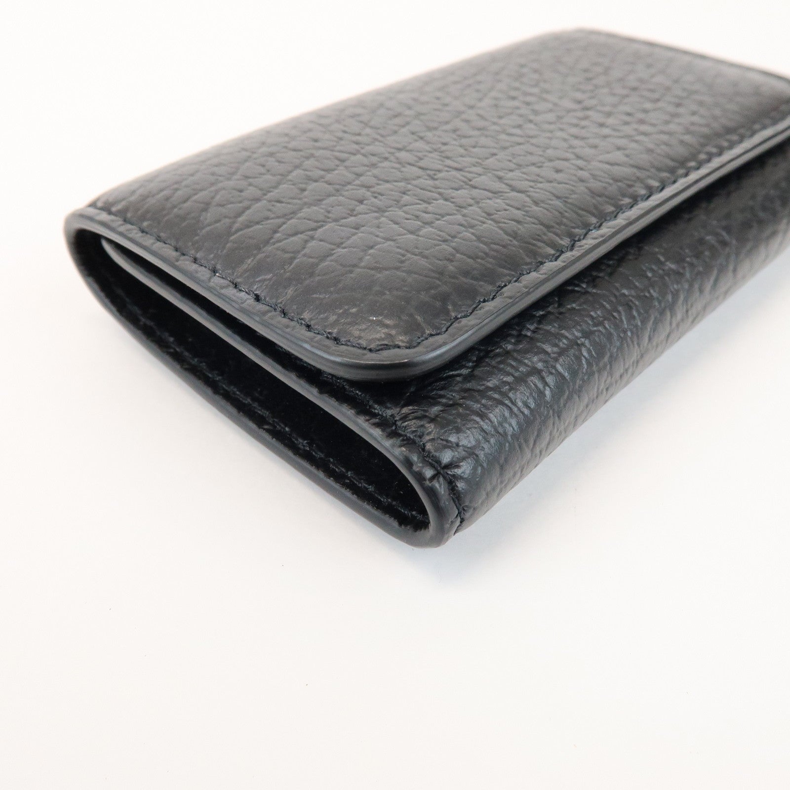 Maison Margiela Leather 6 hooks Key Case Key Holder Black